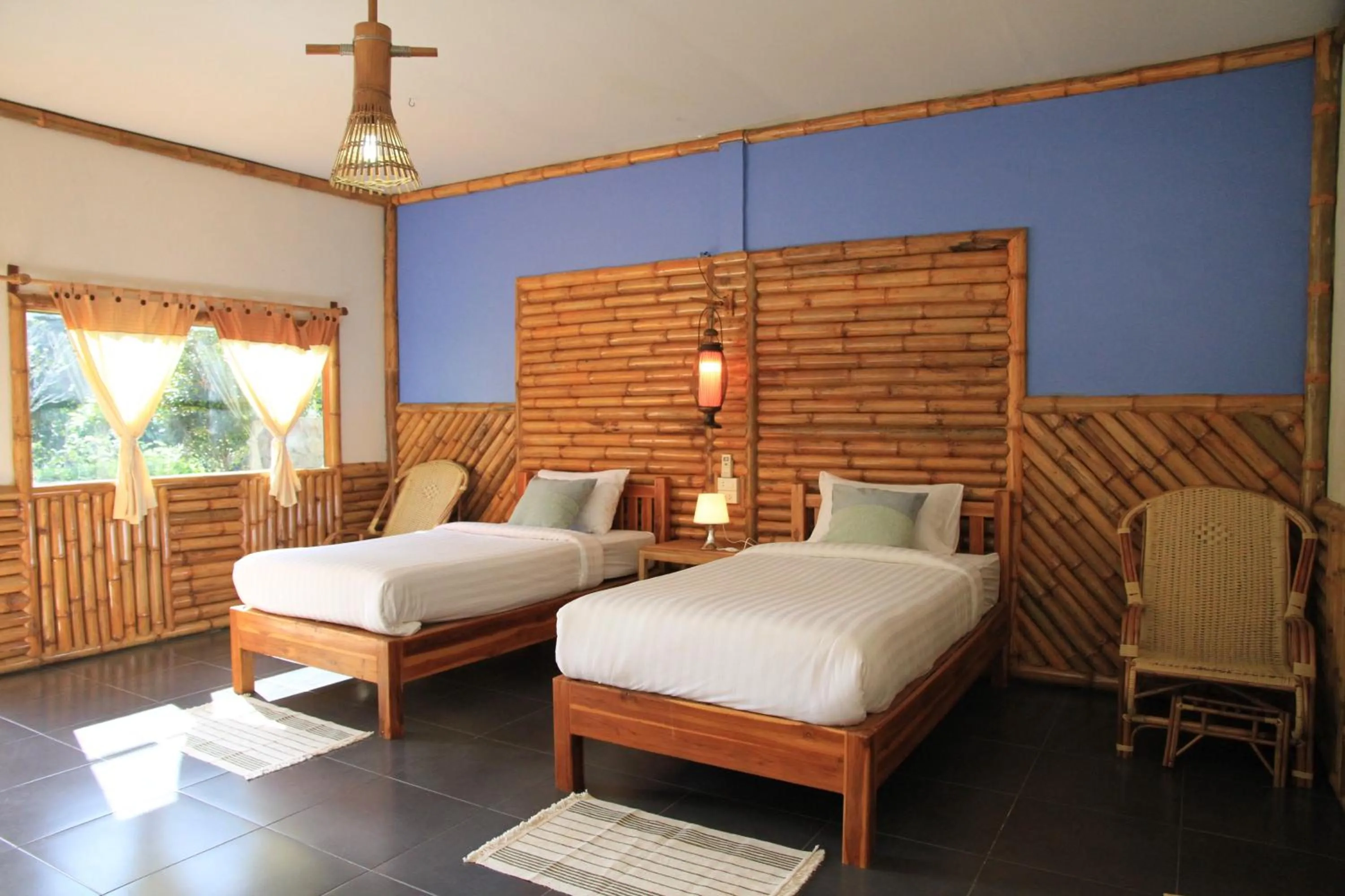 Bed in Mek Kiri Riverkwai Resort SHA