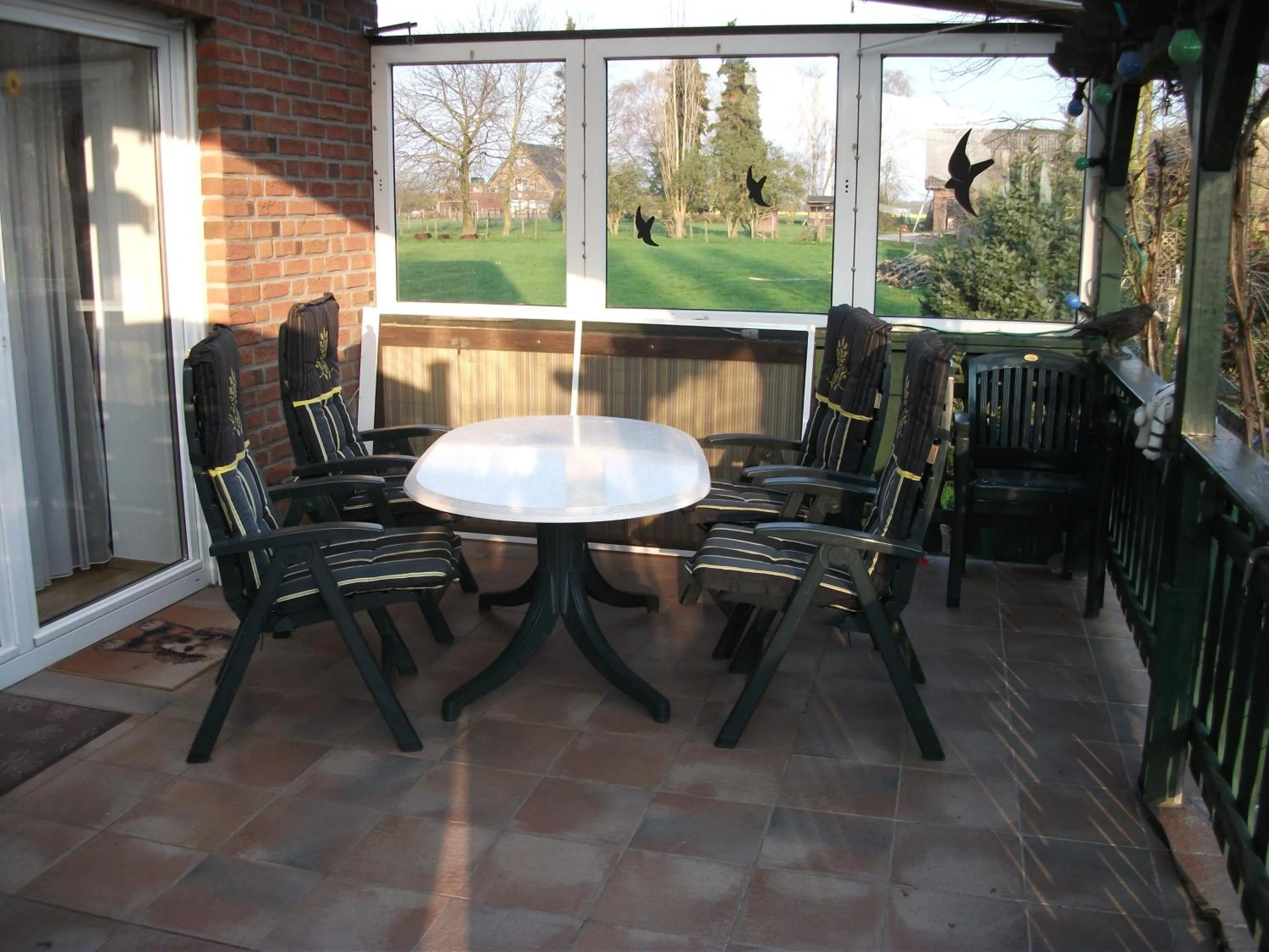 Balcony/Terrace in Ferienwohnung Am Bach