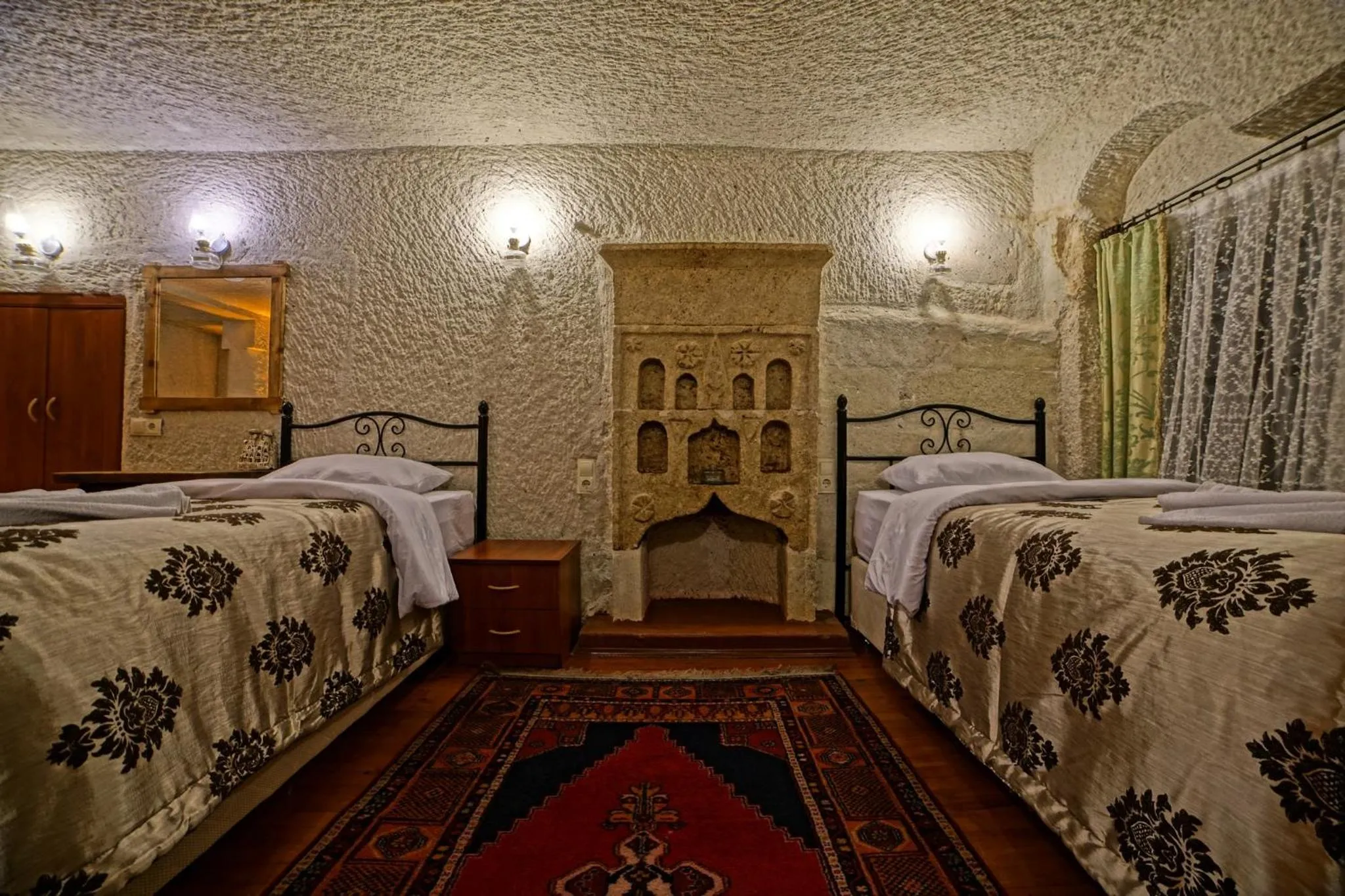 Bed in Melek Cave Hotel