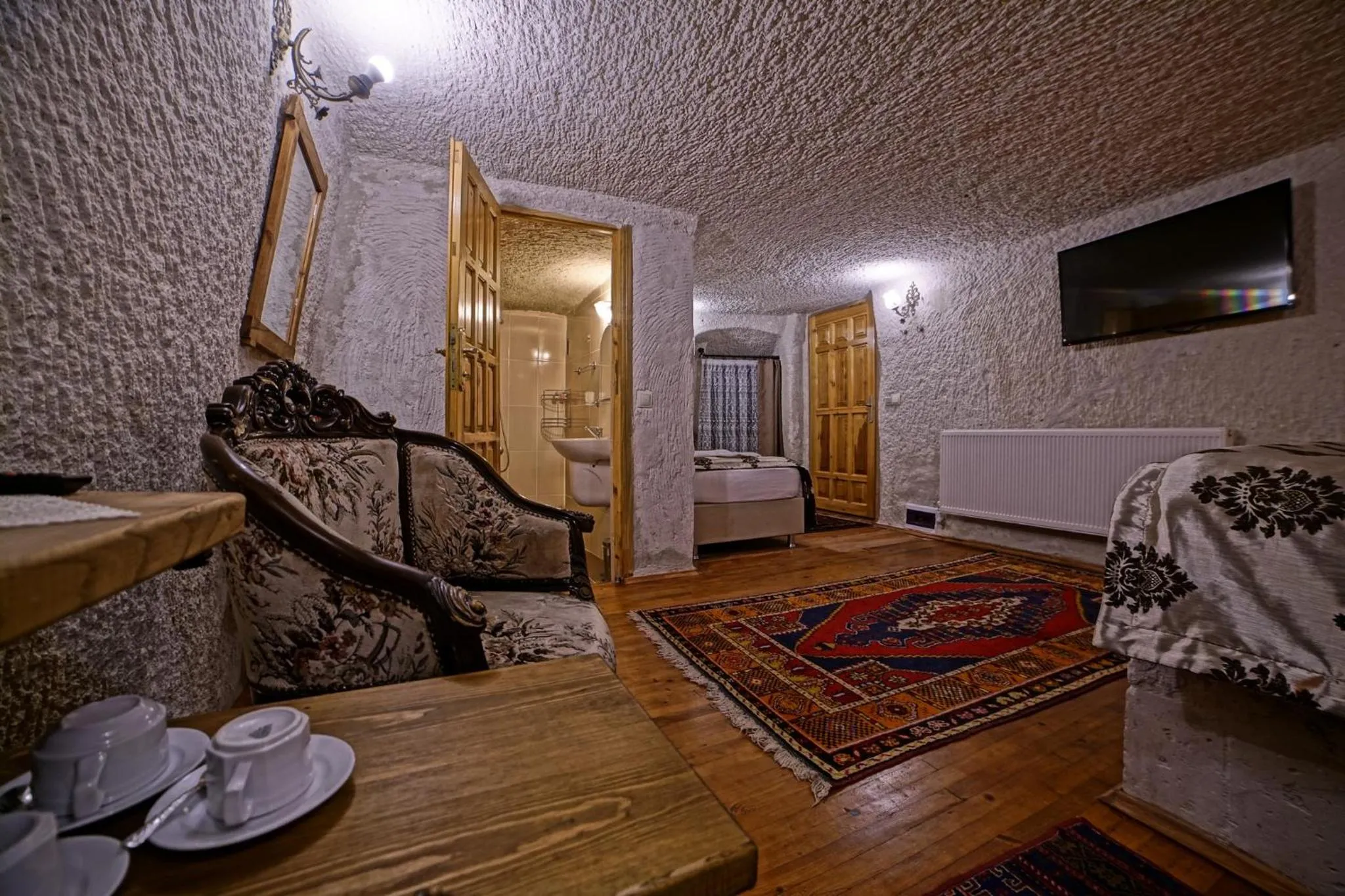 Shower in Melek Cave Hotel