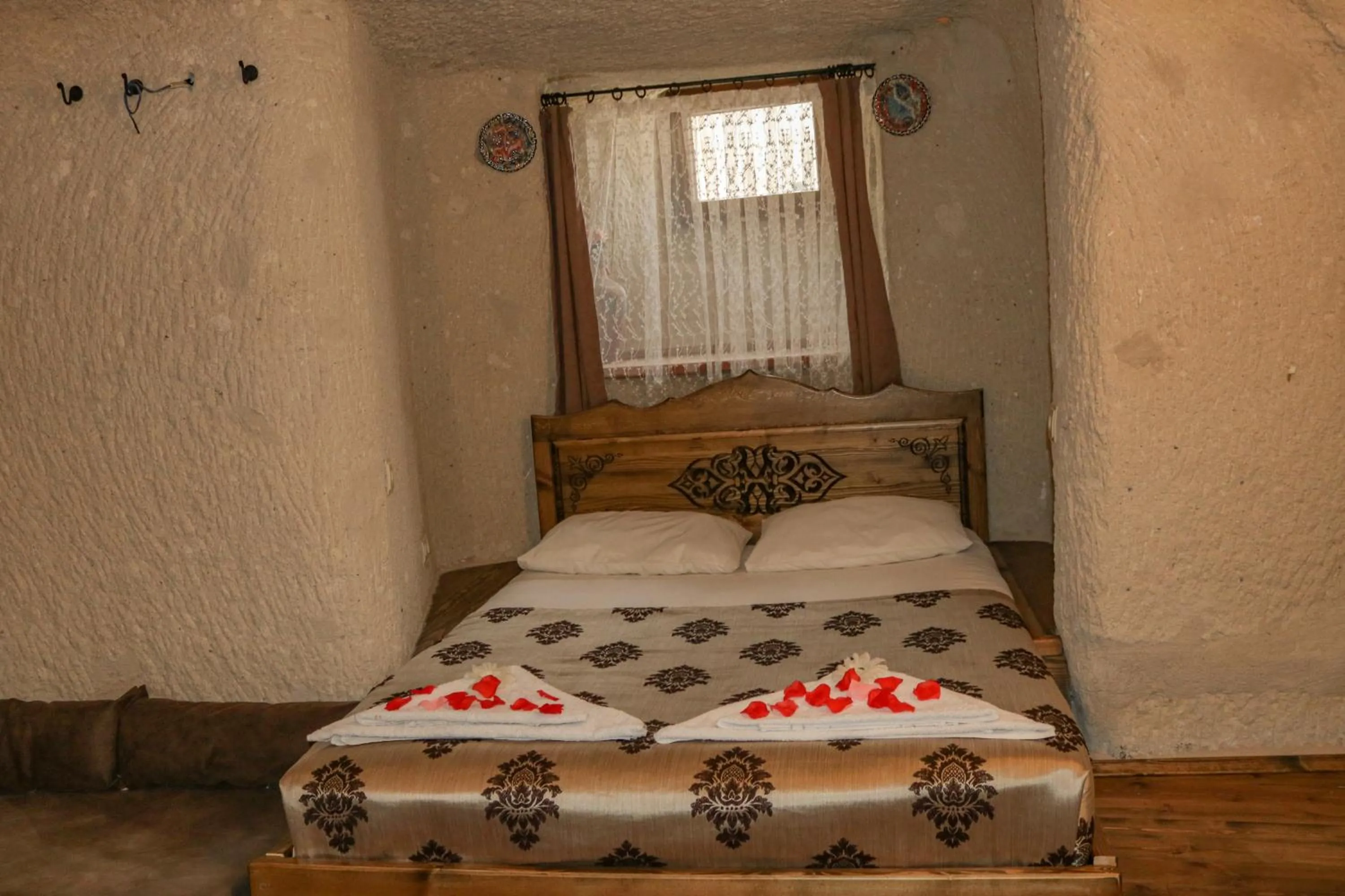 Bed in Melek Cave Hotel