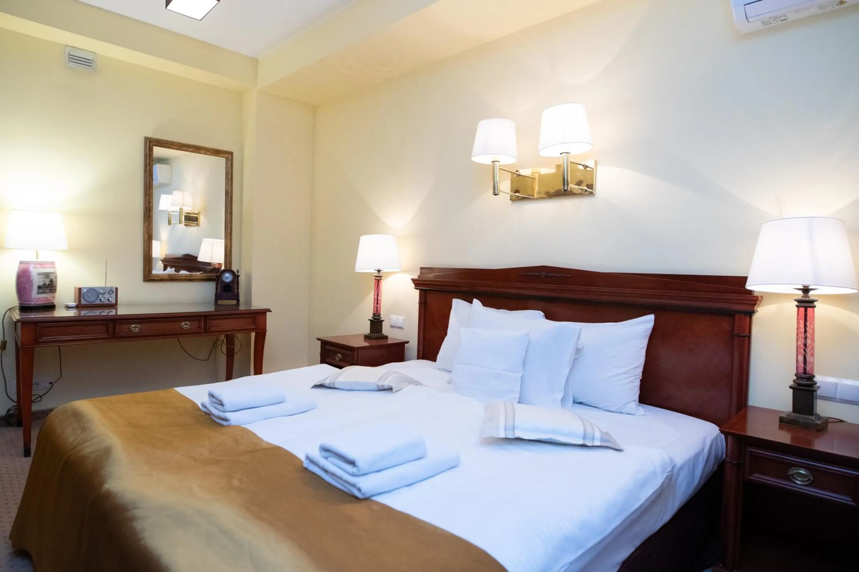 Bed in Hotel Wilga by Katowice Airport