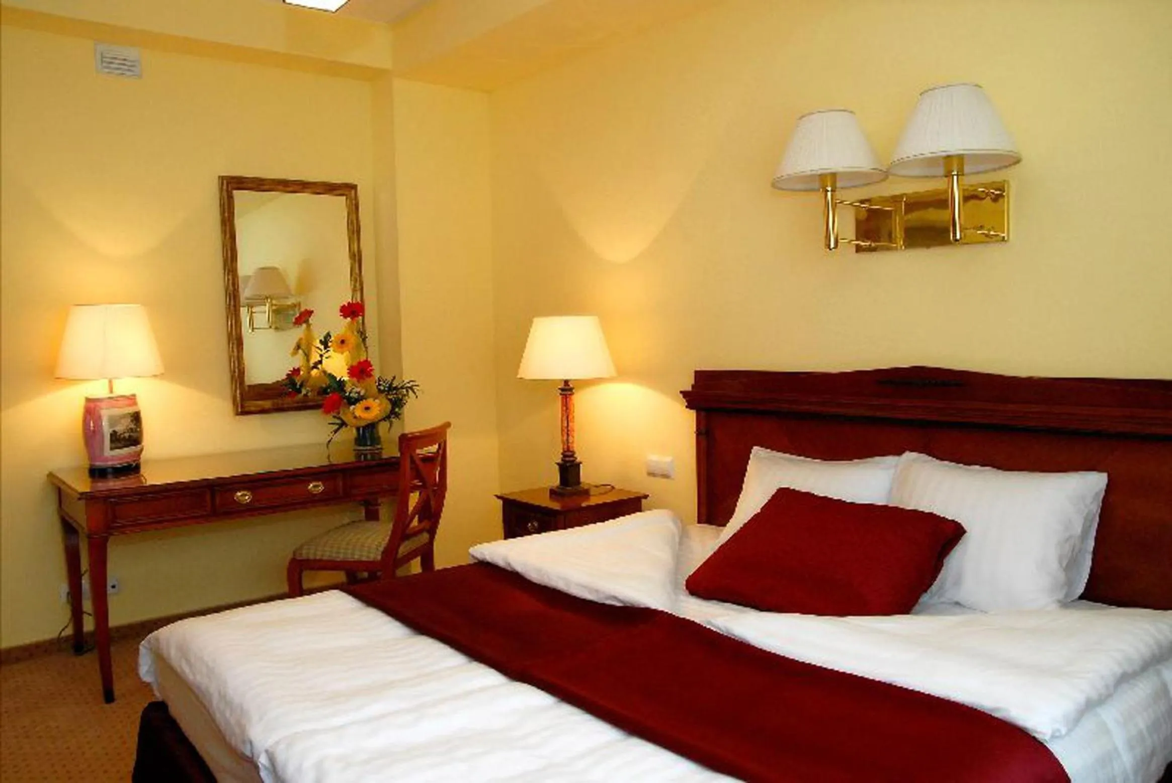 Decorative detail, Bed in Hotel Wilga by Katowice Airport