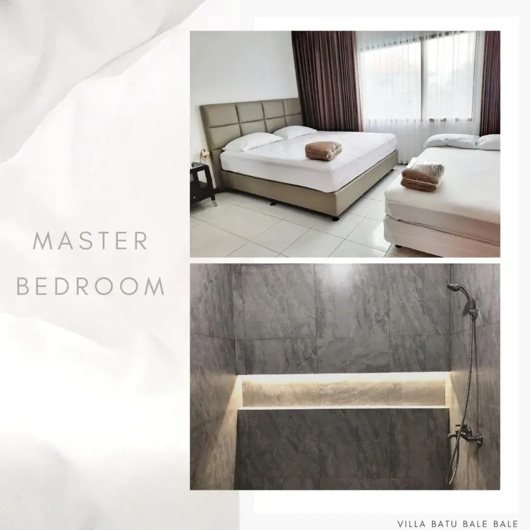 Bedroom, Bed in Vila Batu Bale-Bale Bedroom, Bed in Vila Batu Bale-Bale