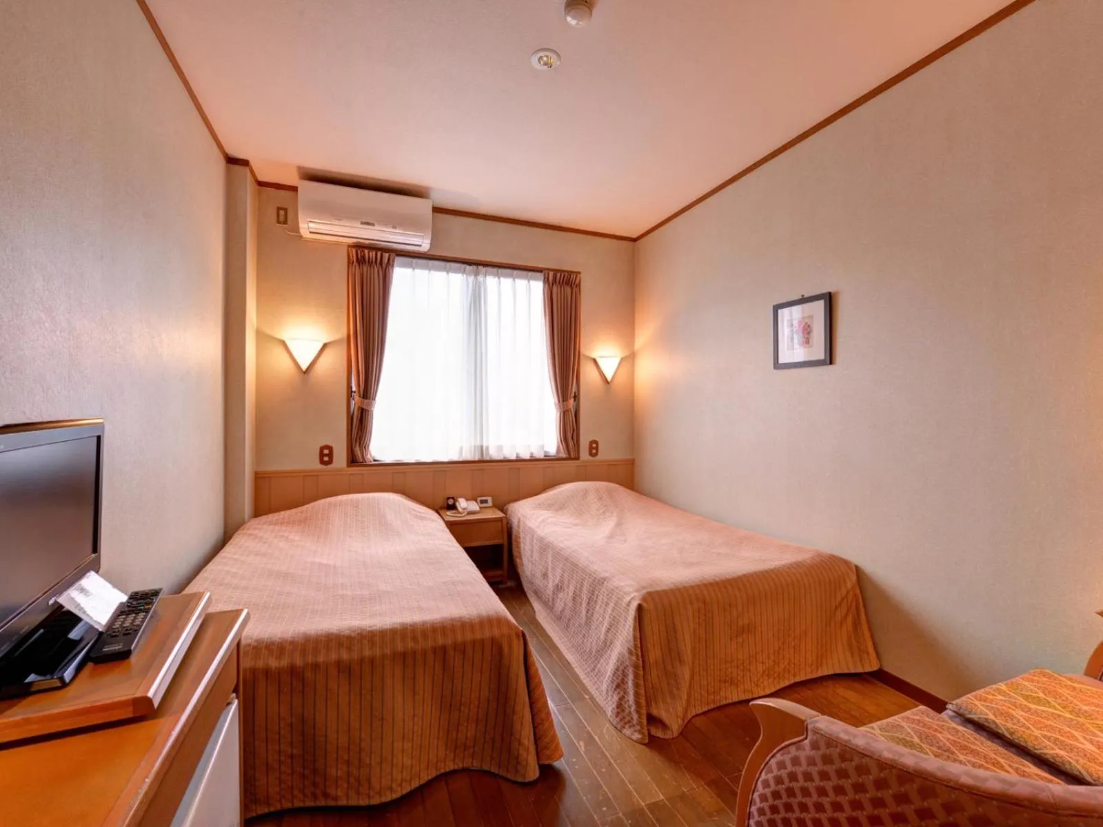 Photo of the whole room, Bed in Yufuin Yamaboushi