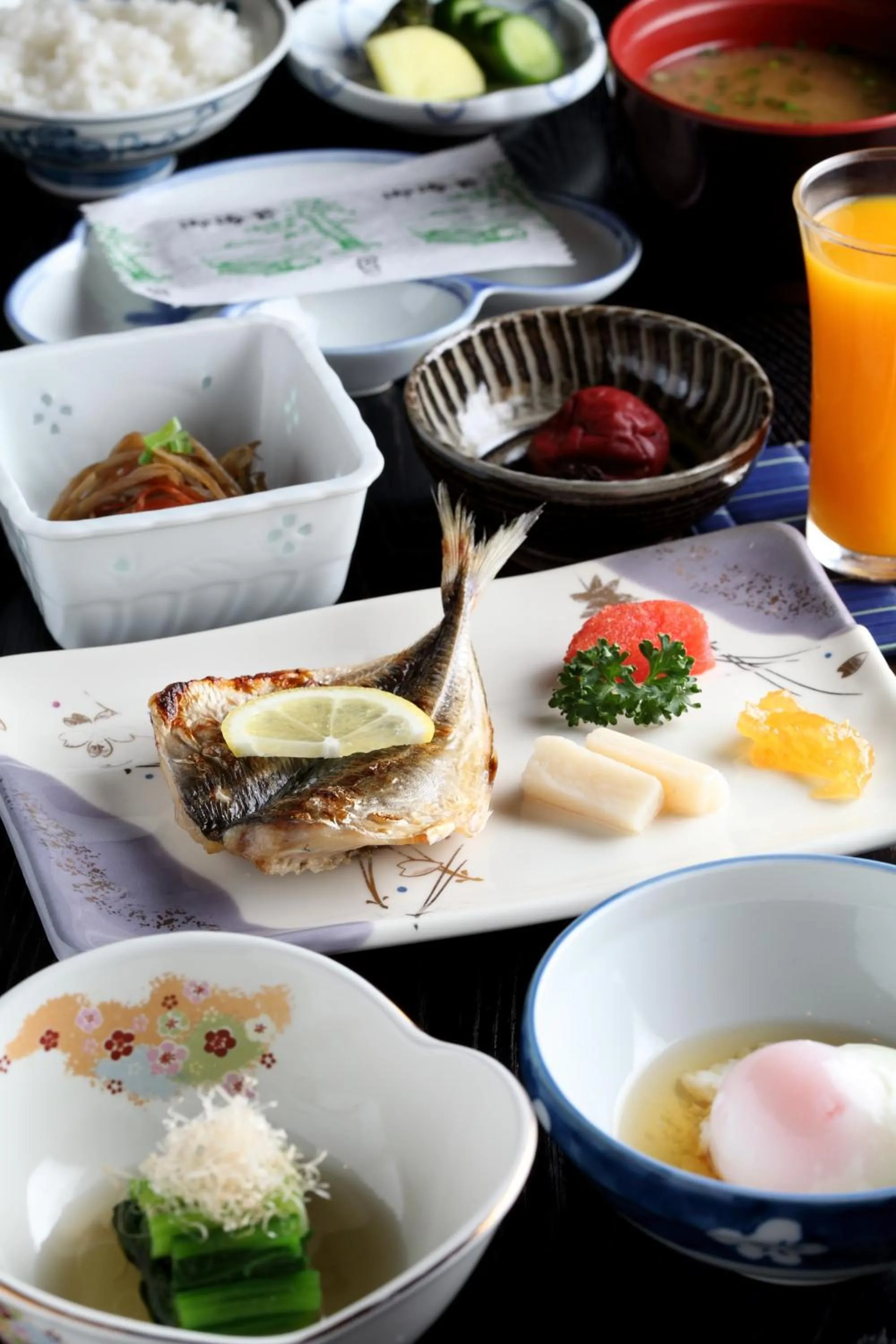 Food close-up in Yufuin Yamaboushi