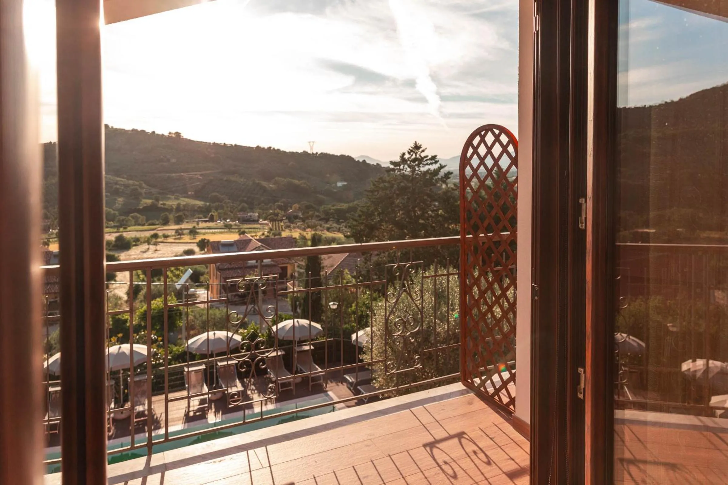 Balcony/Terrace in B&B La Mortella