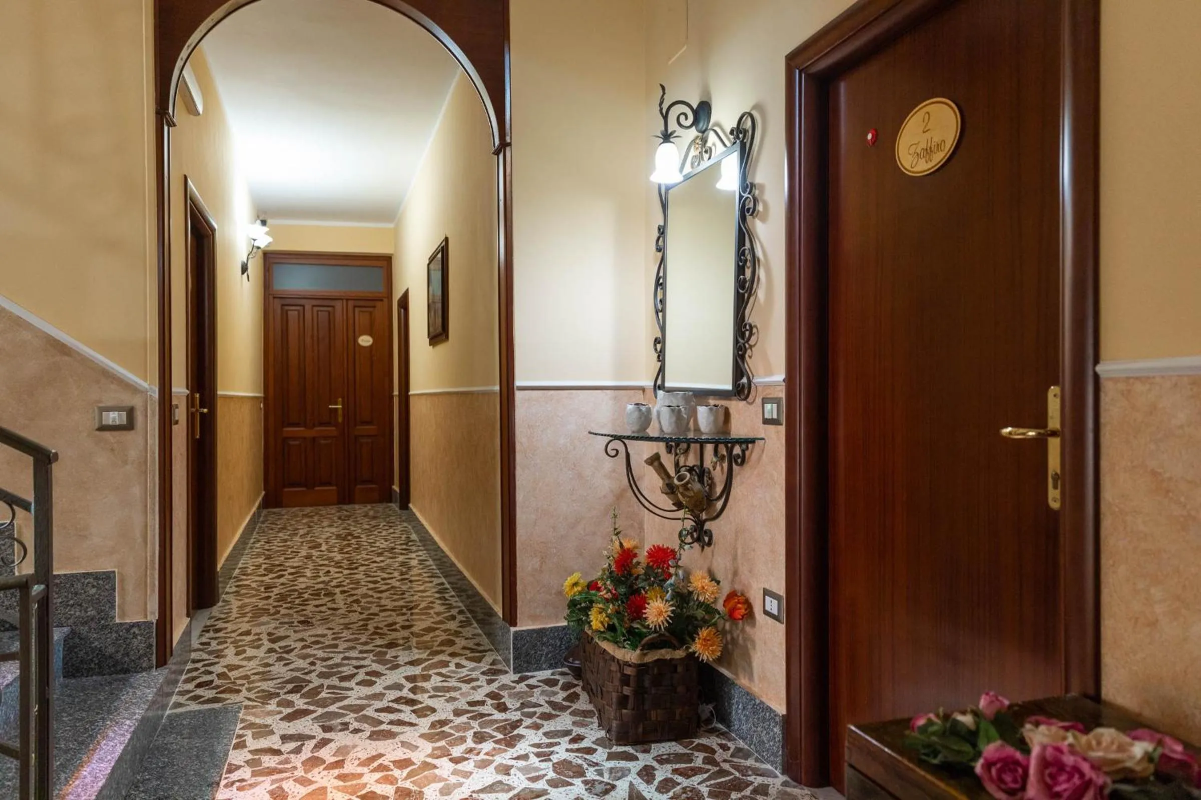 Lobby or reception in B&B La Mortella