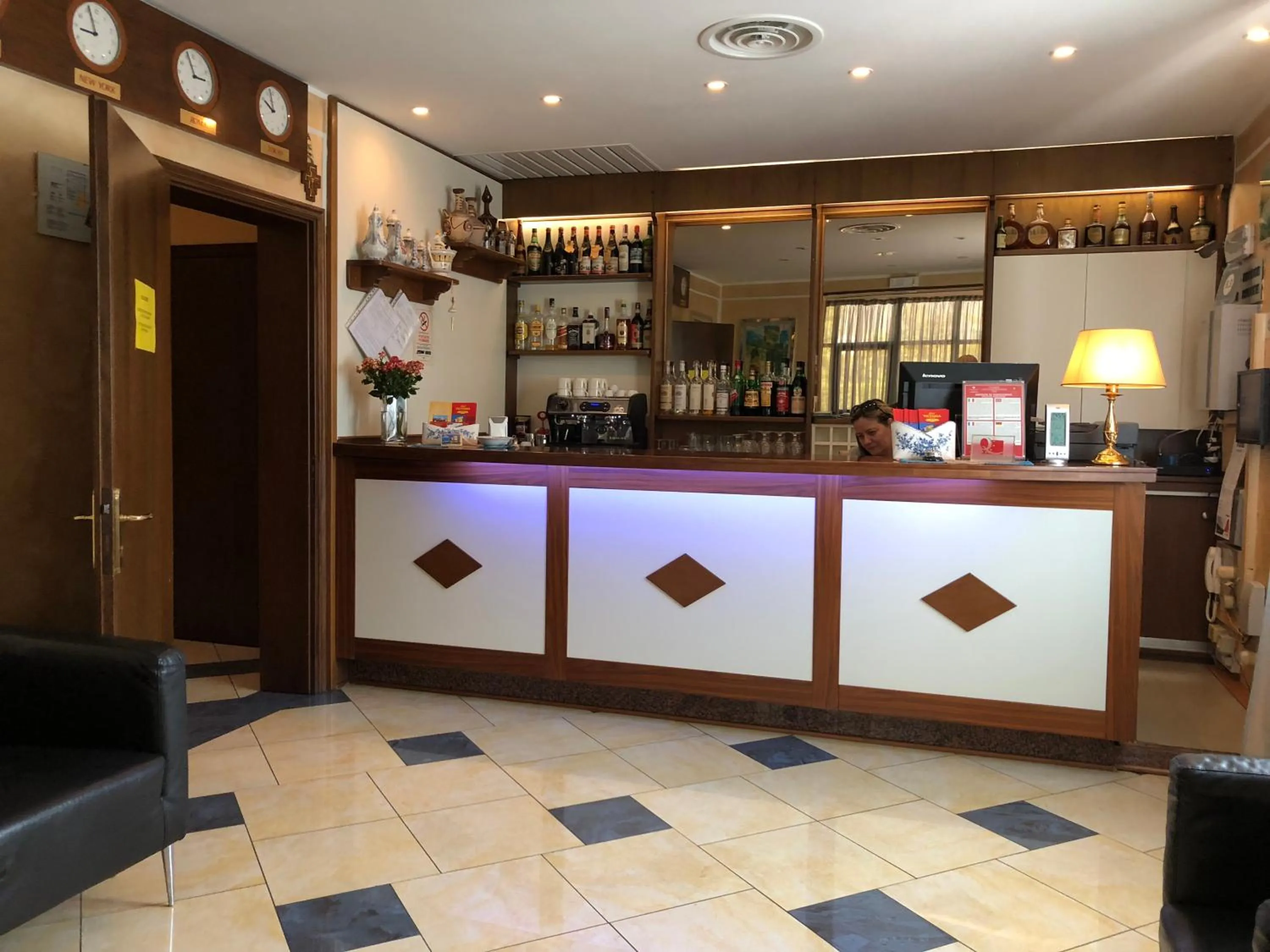 Lobby or reception in Hotel Victoria