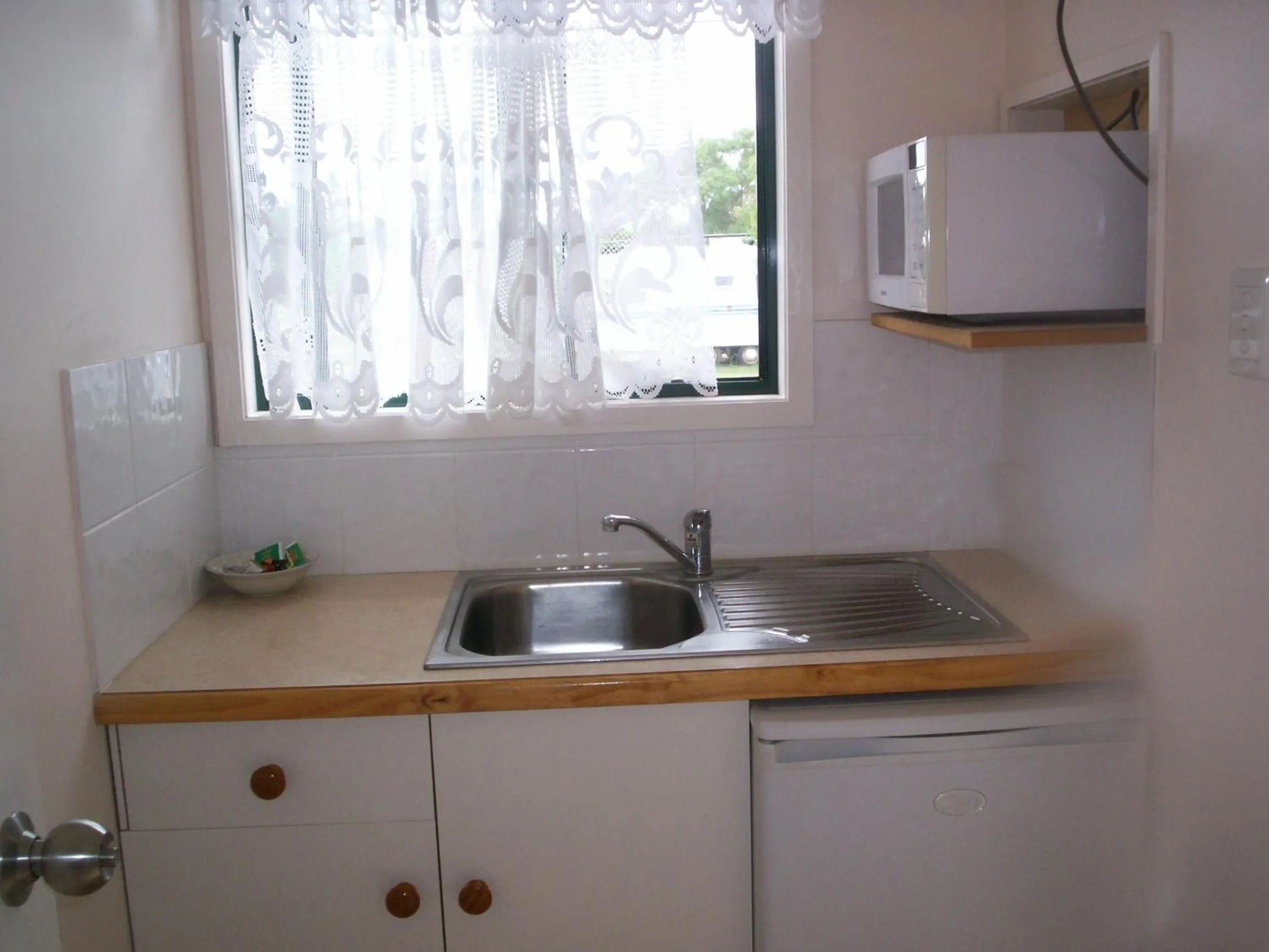 Kitchen or kitchenette in Homestead Caravan Park