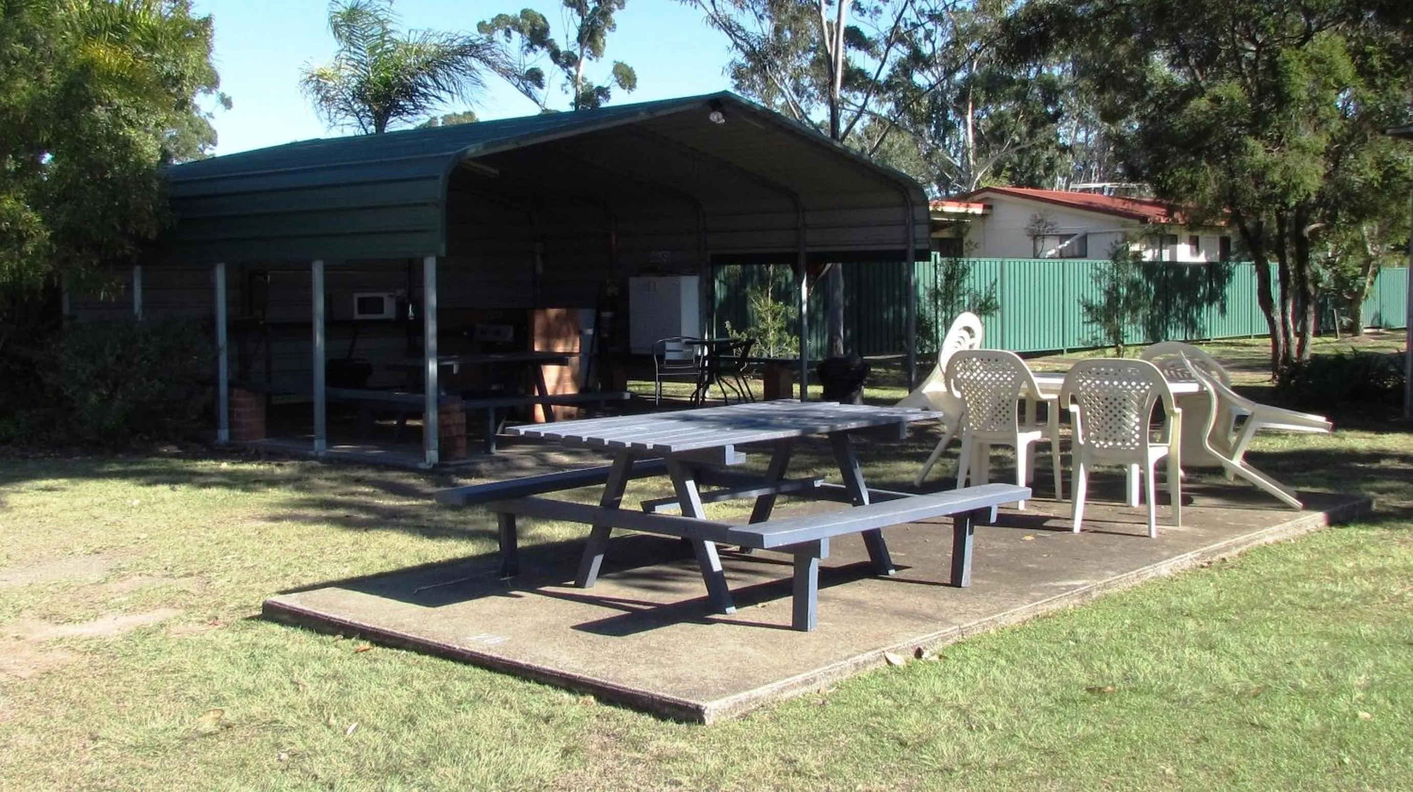 BBQ facilities in Homestead Caravan Park