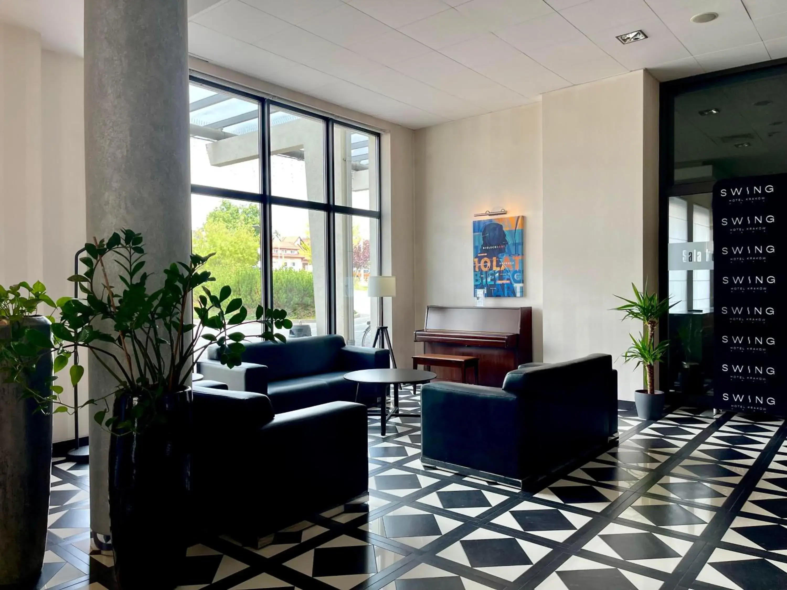 Lobby or reception in Hotel Swing Lobby or reception in Hotel Swing