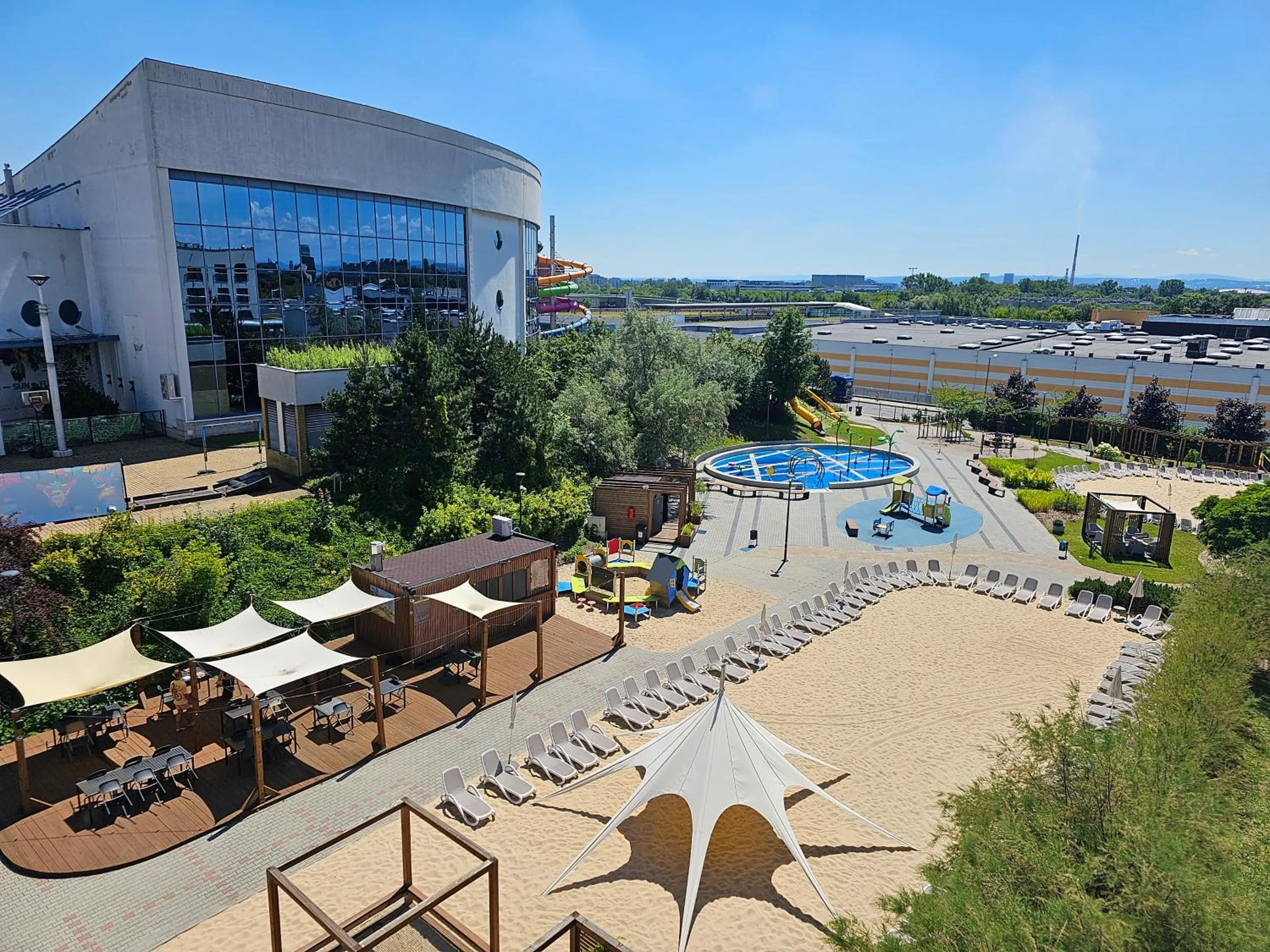Children play ground in Hotel Swing