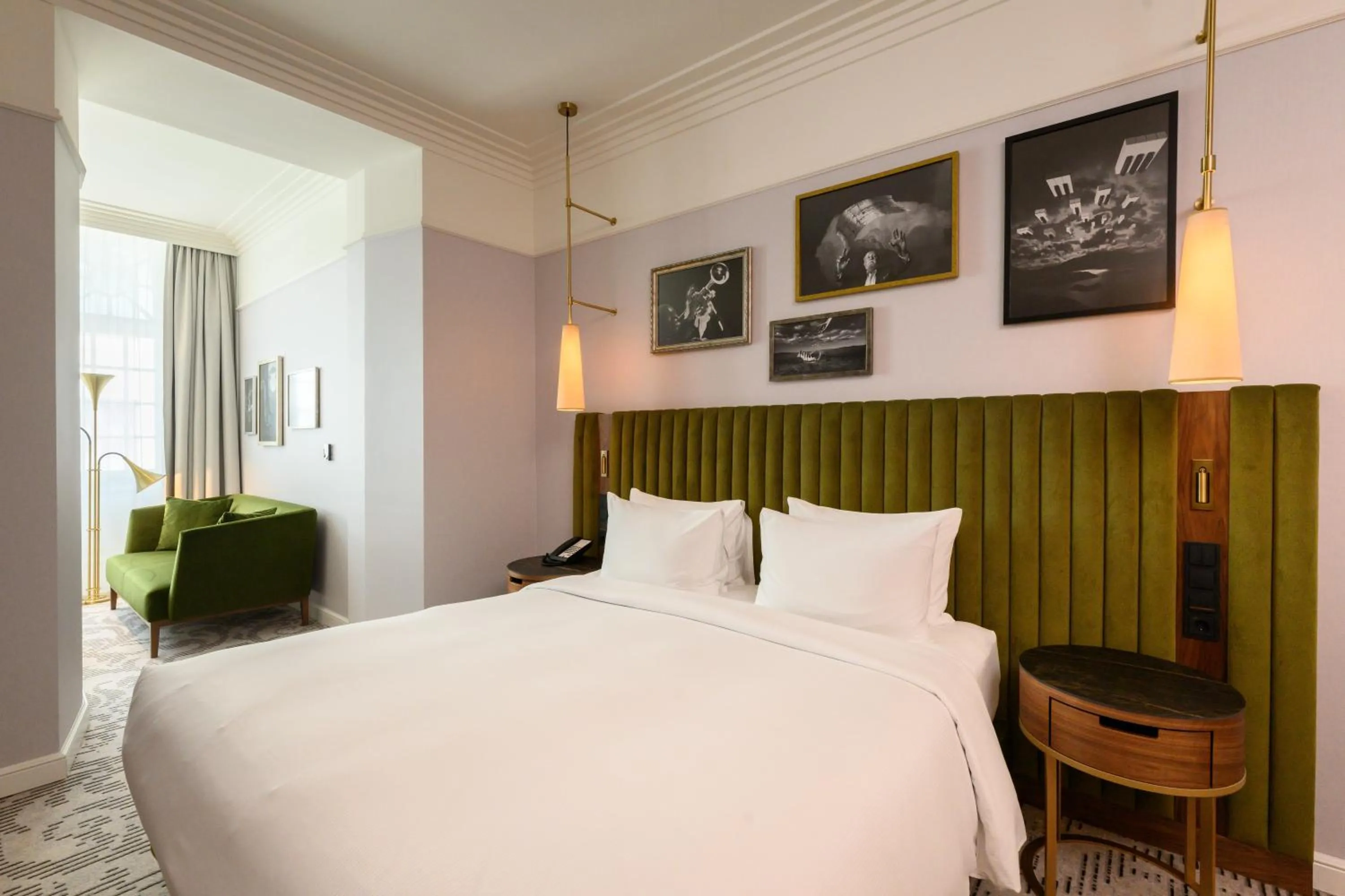 Bedroom, Bed in Hotel Saski Krakow Curio Collection by Hilton