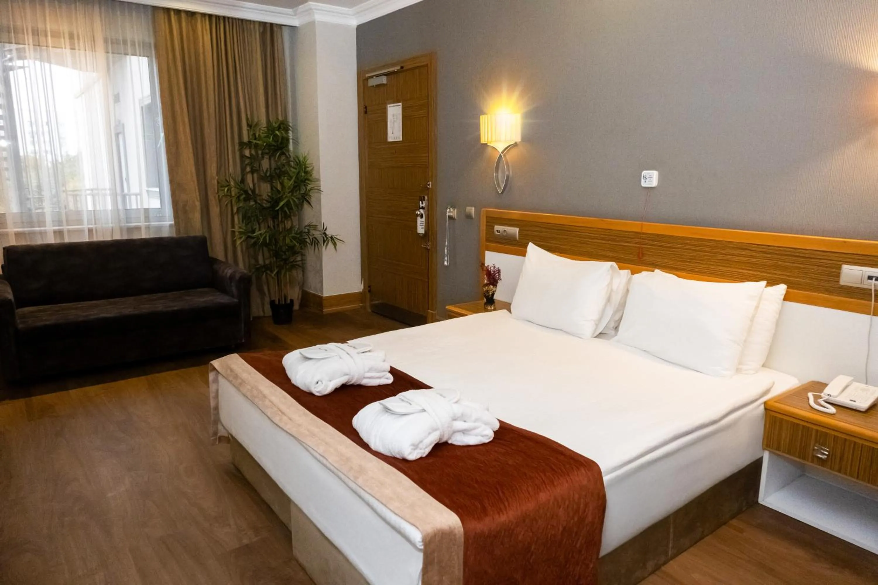 Bed in Euro Park Hotel Bursa