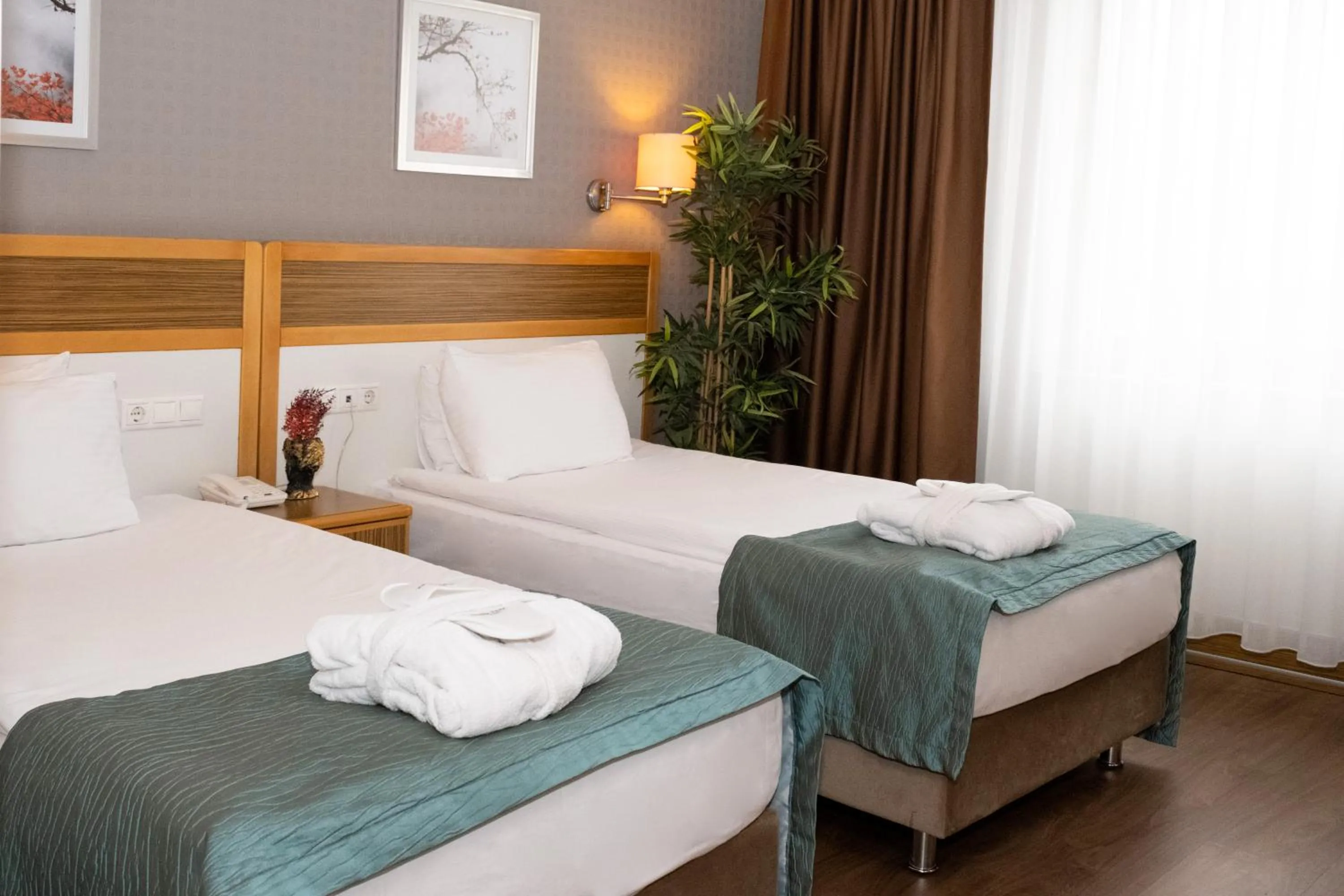 Bed in Euro Park Hotel Bursa