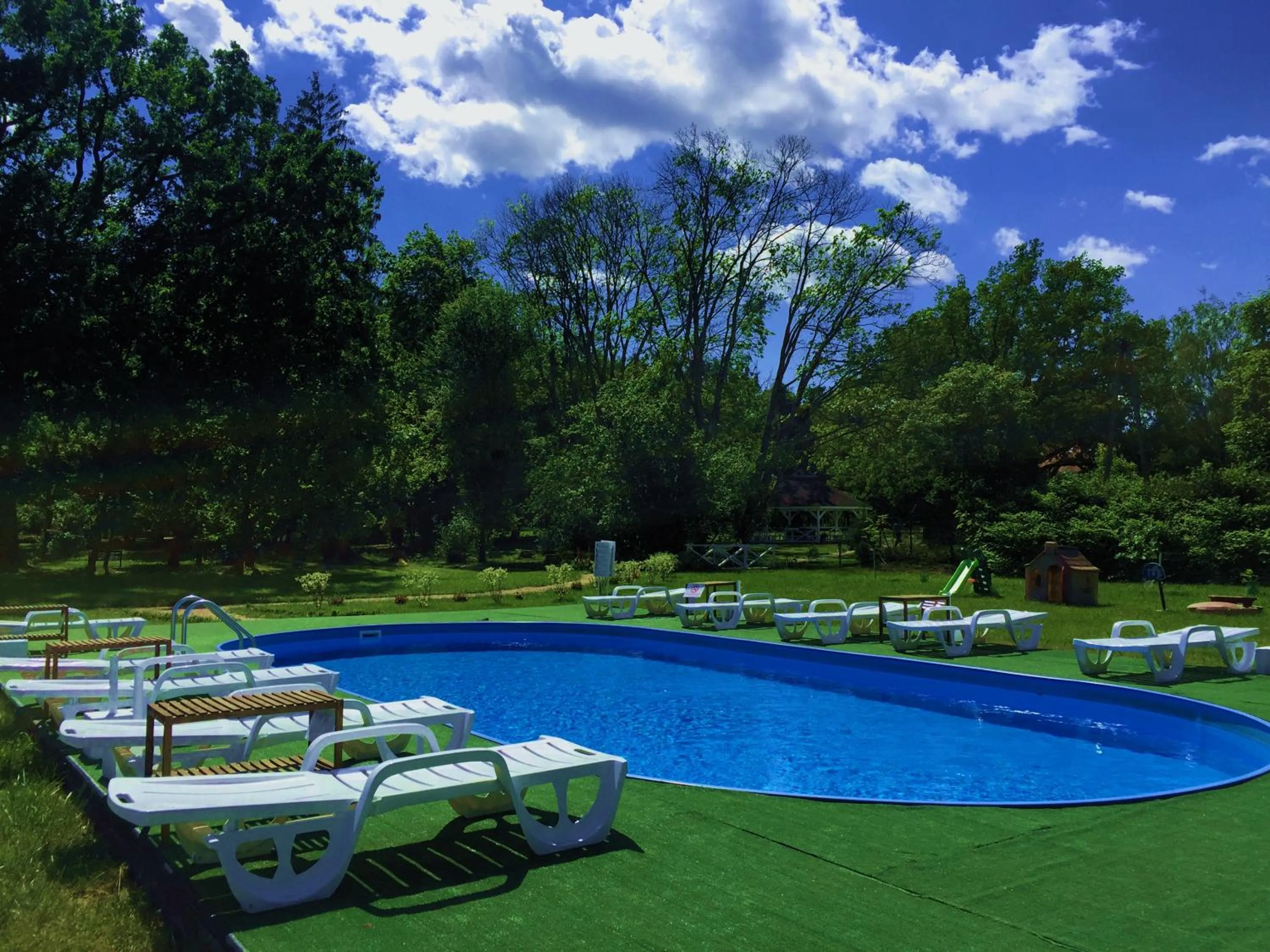 Swimming pool in Dwór Kaliszki