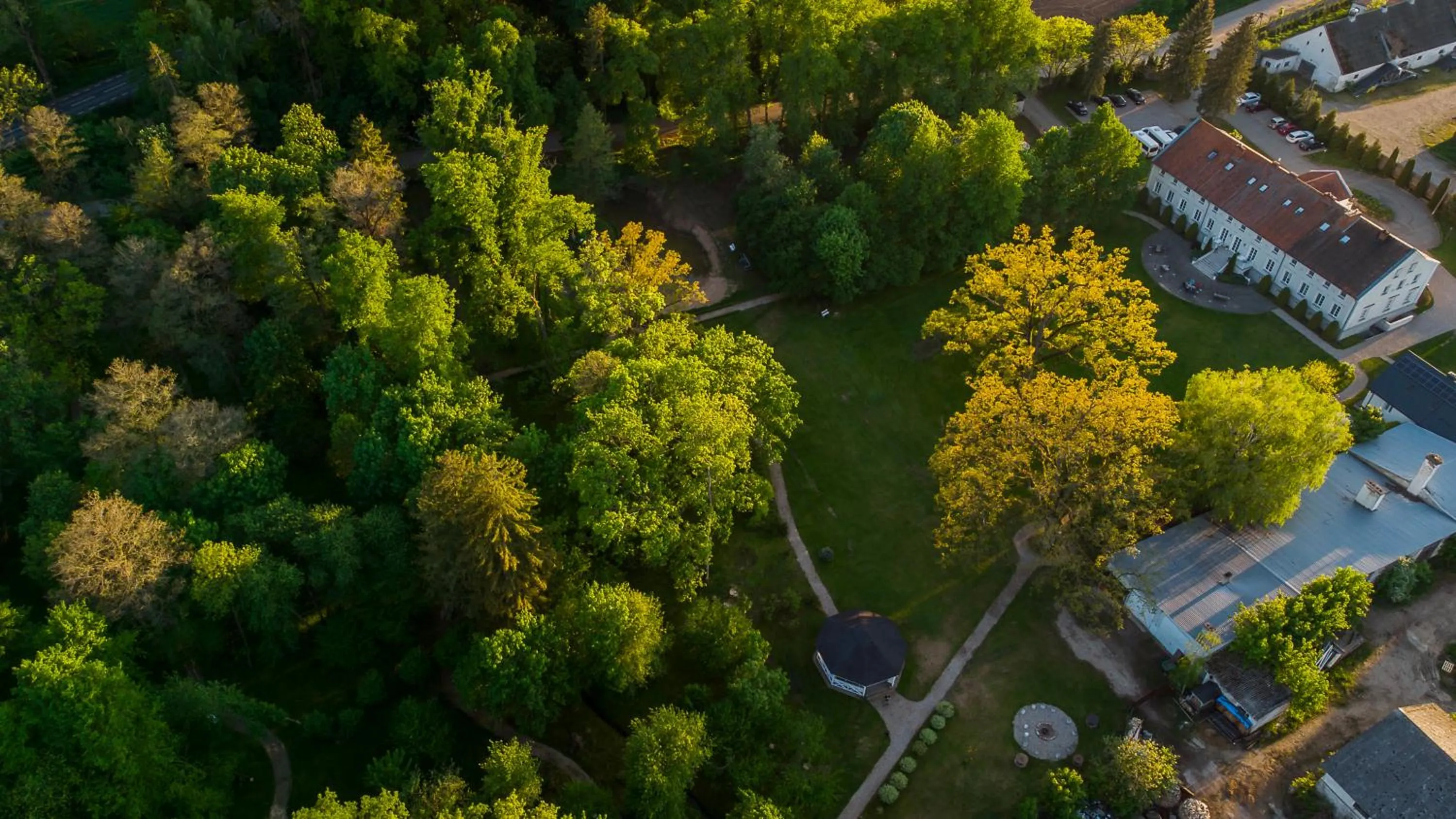 Garden in Dwór Kaliszki