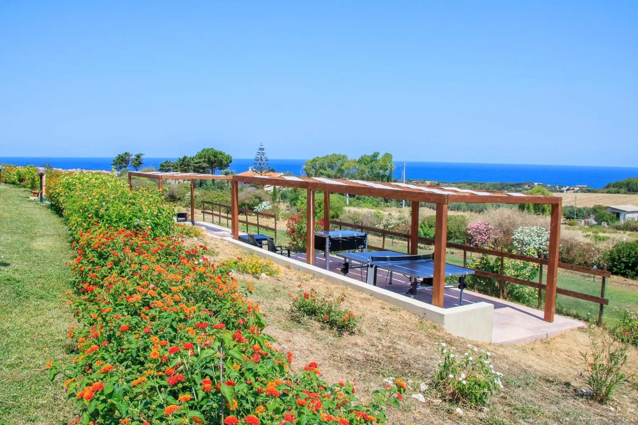 Garden view in Abbaidda Hotel Garden view in Abbaidda Hotel