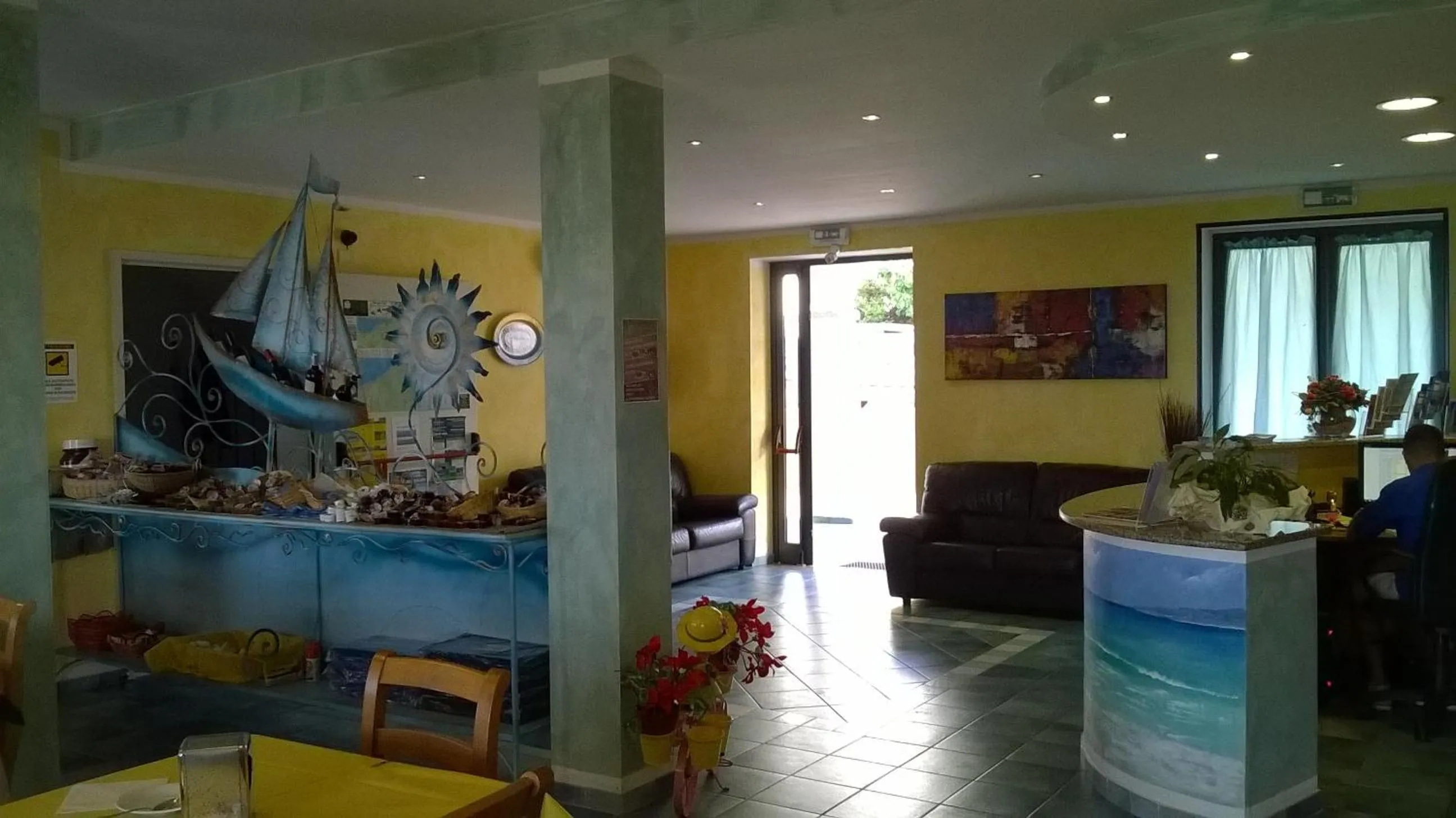 Decorative detail in Abbaidda Hotel