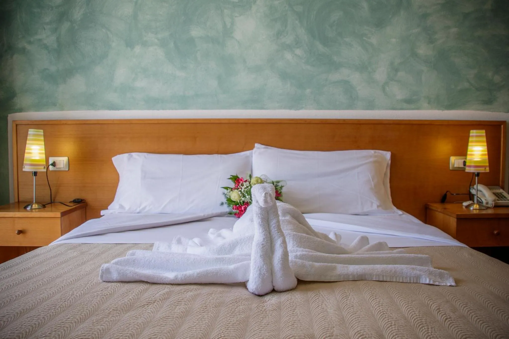 Bed in Abbaidda Hotel