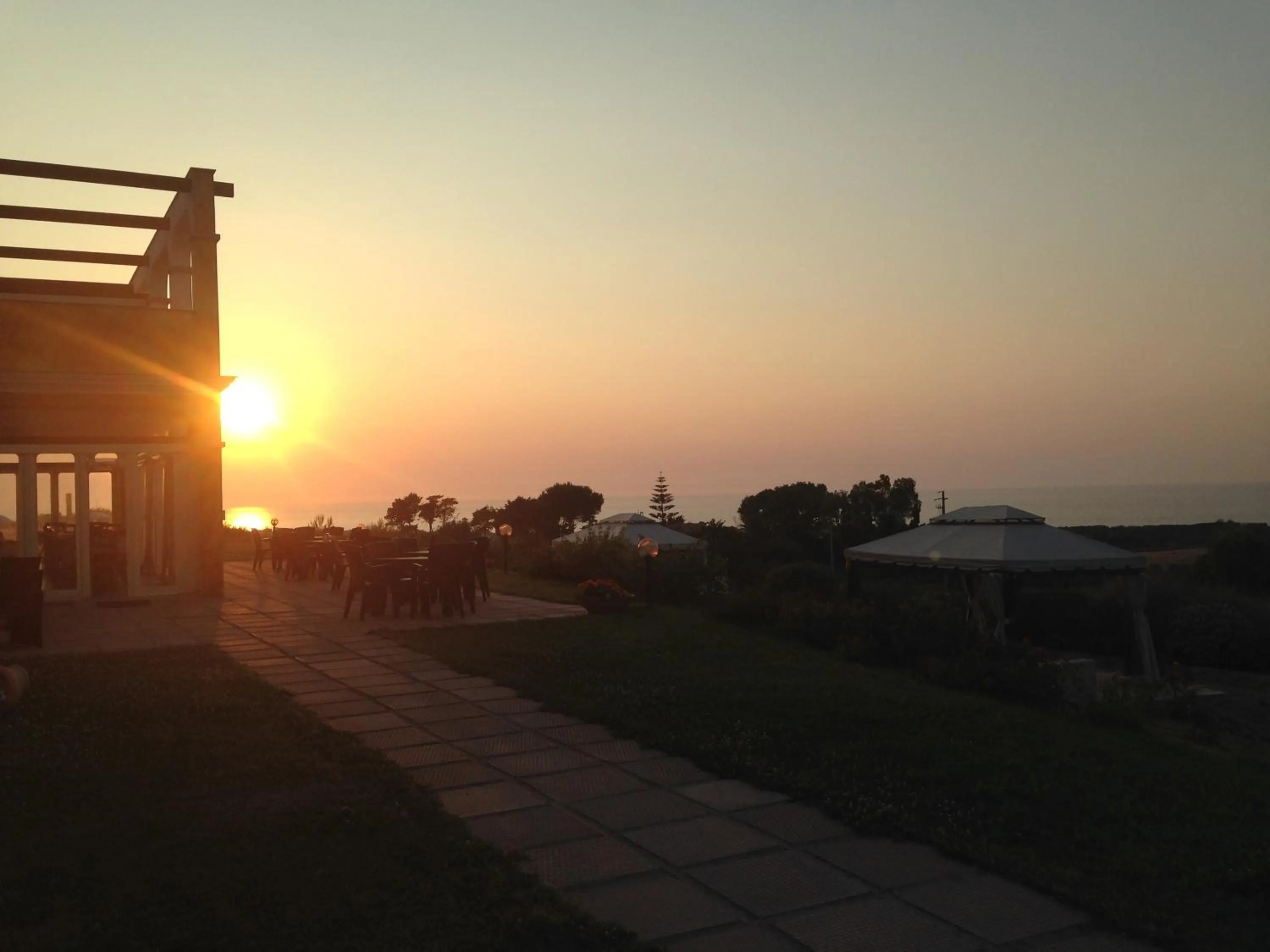 Sunset in Abbaidda Hotel