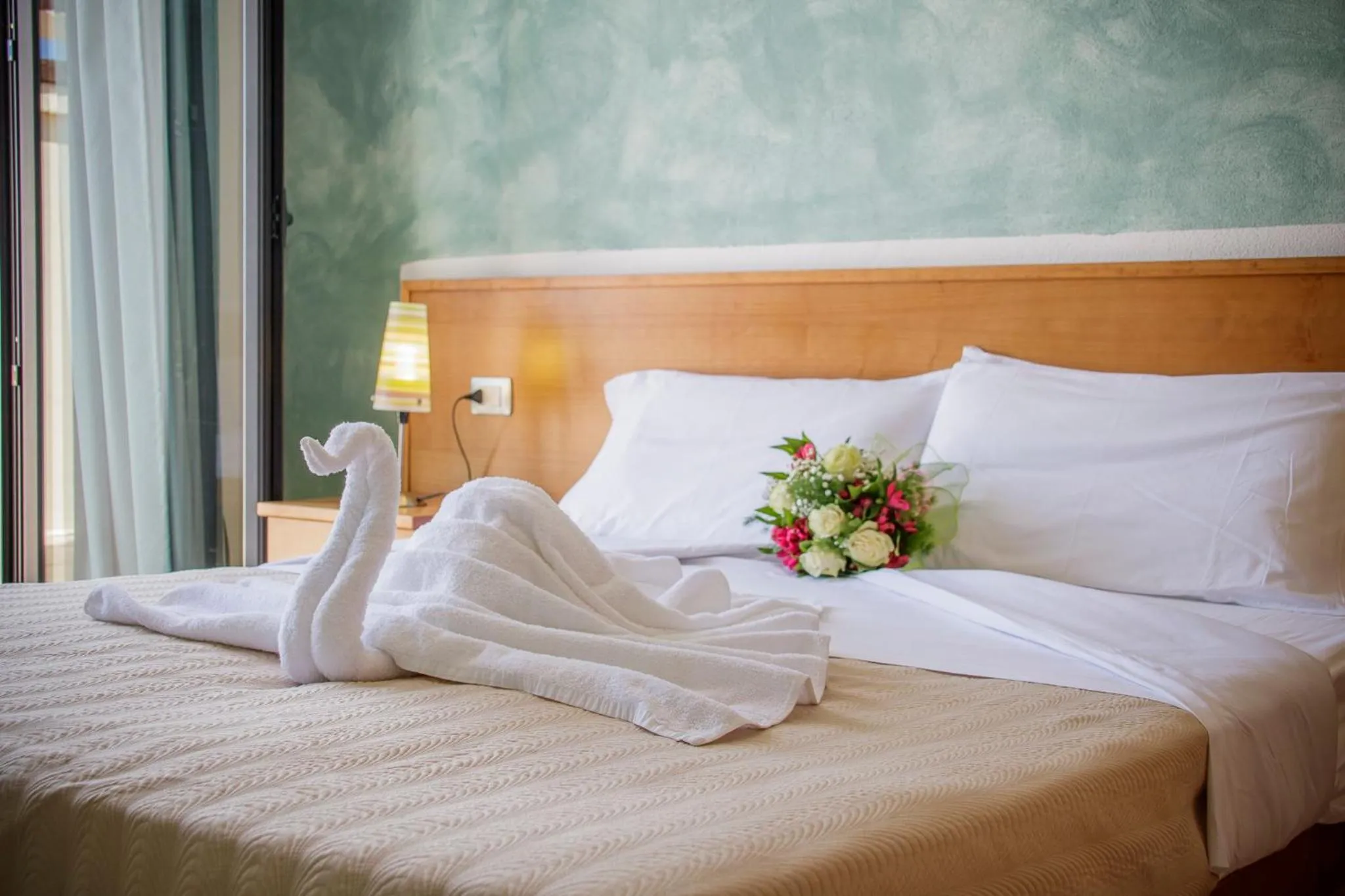 Bed in Abbaidda Hotel