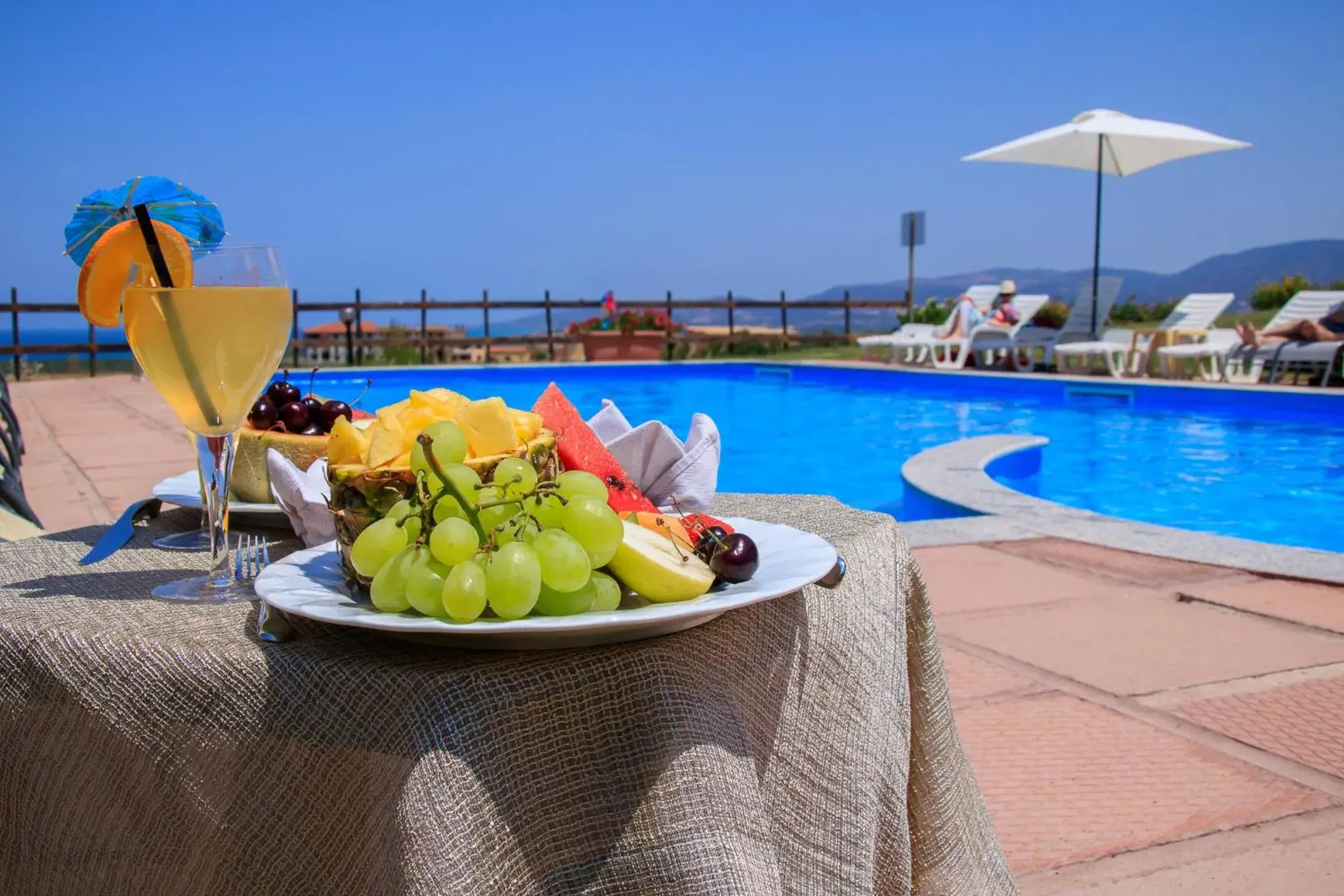 Pool view in Abbaidda Hotel Pool view in Abbaidda Hotel