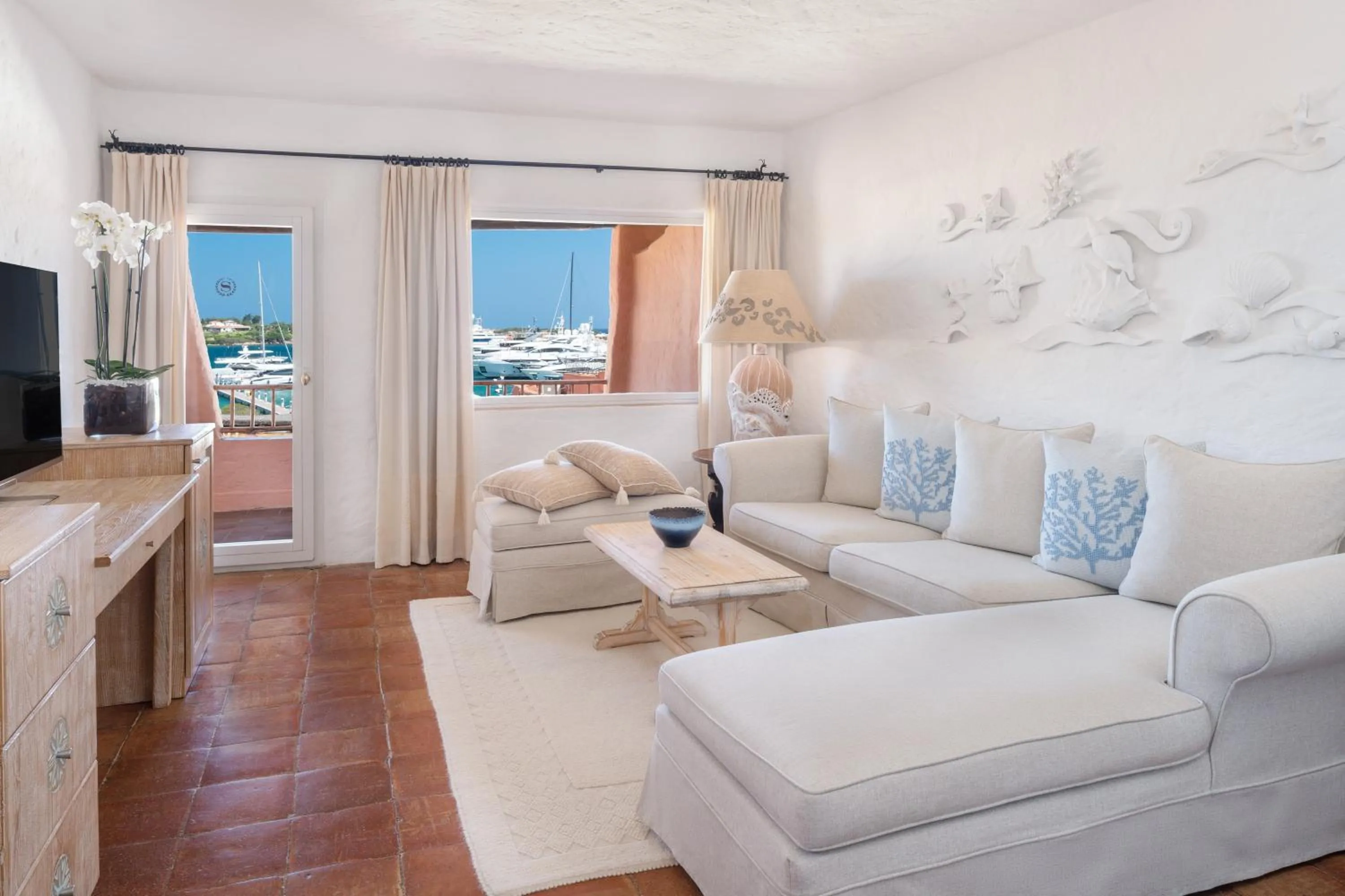 Living room in Cervo Hotel,Costa Smeralda Resort