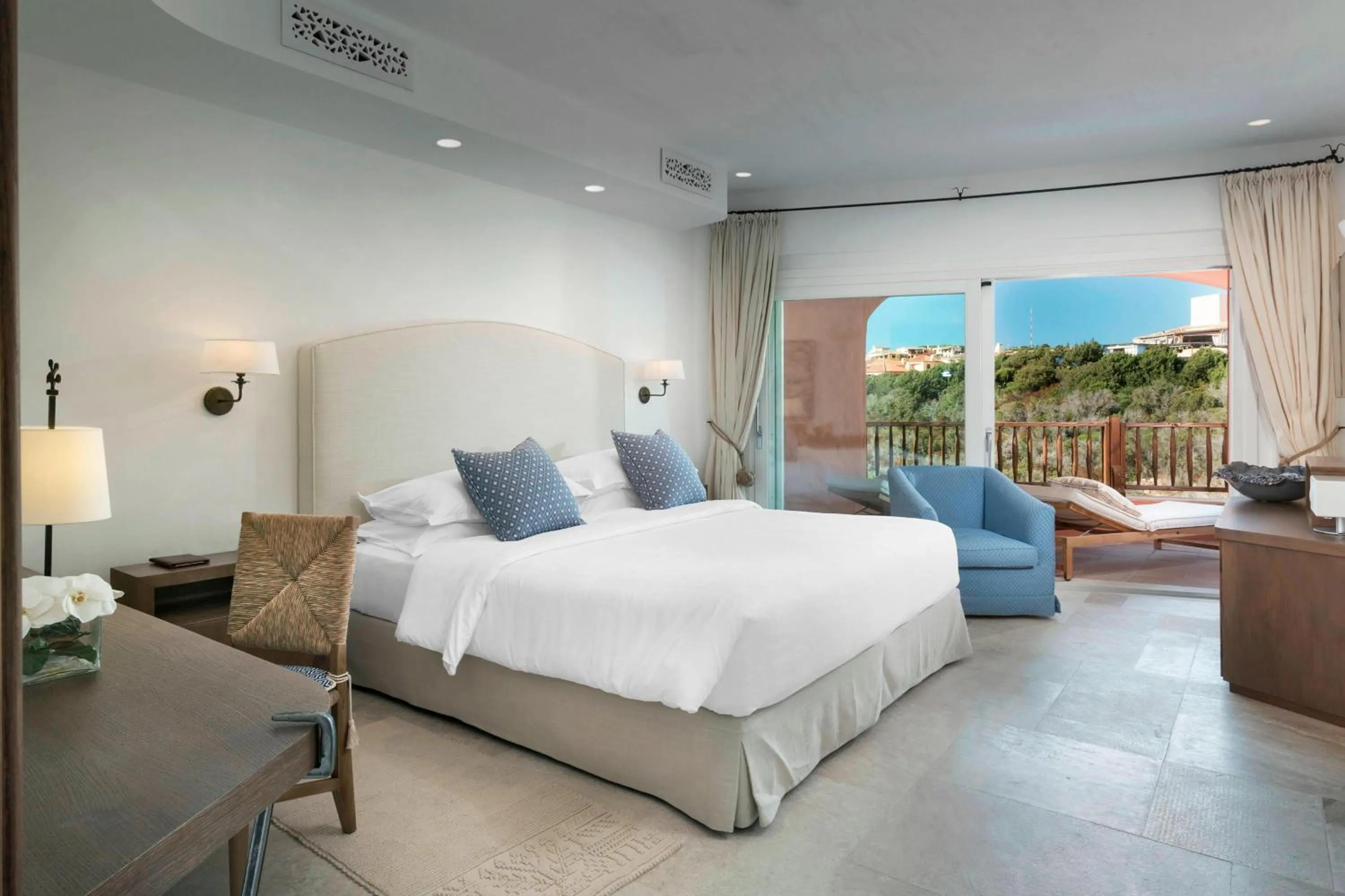 Bedroom, Bed in Cervo Hotel,Costa Smeralda Resort