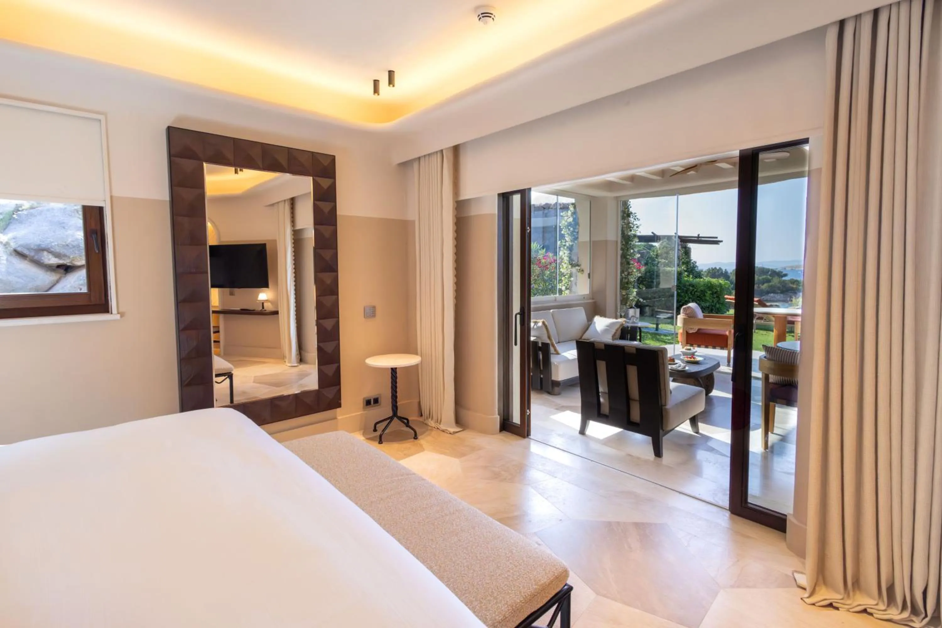 Bed in Hotel Pitrizza, Costa Smeralda