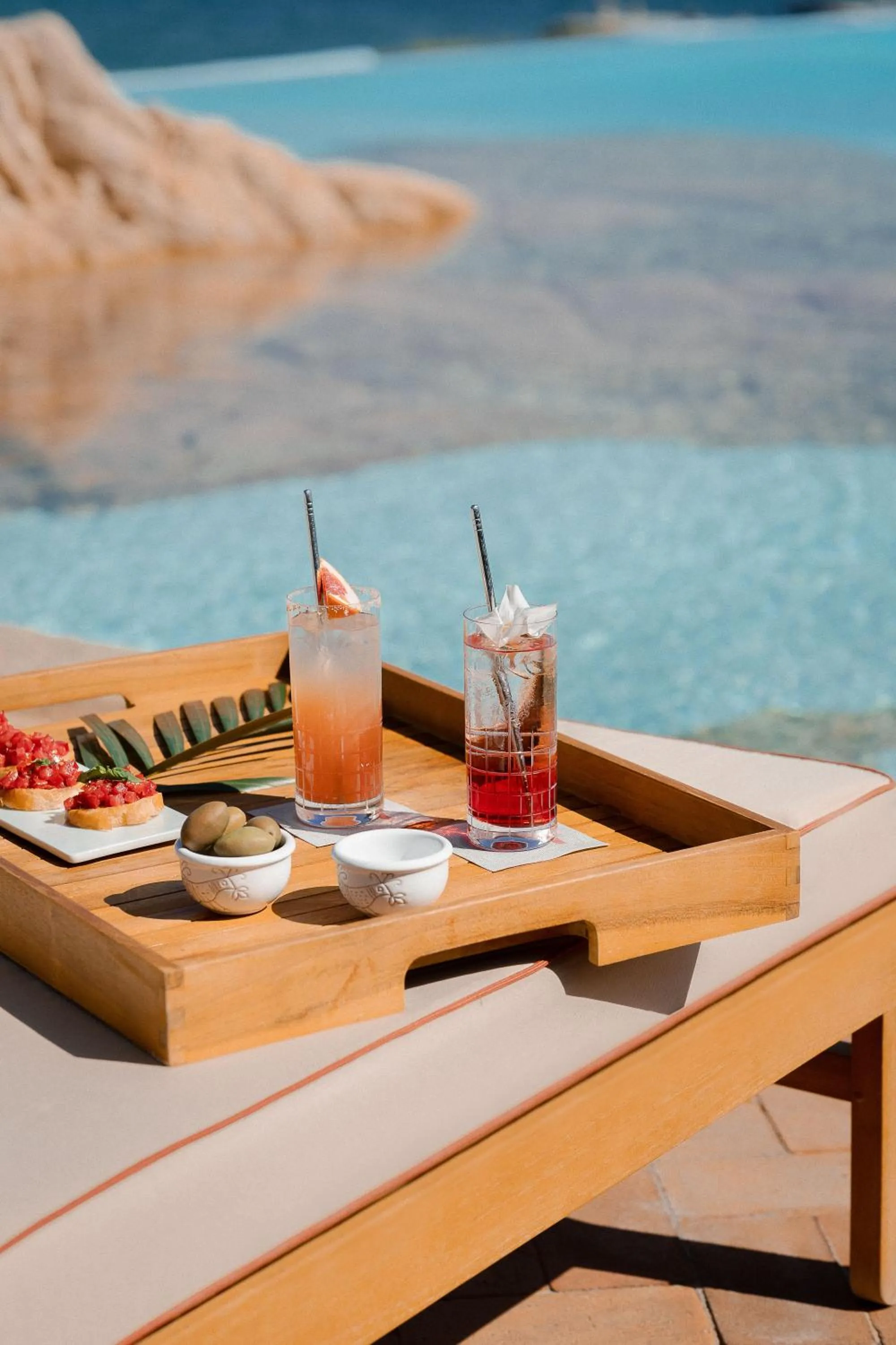 Food in Hotel Pitrizza, Costa Smeralda