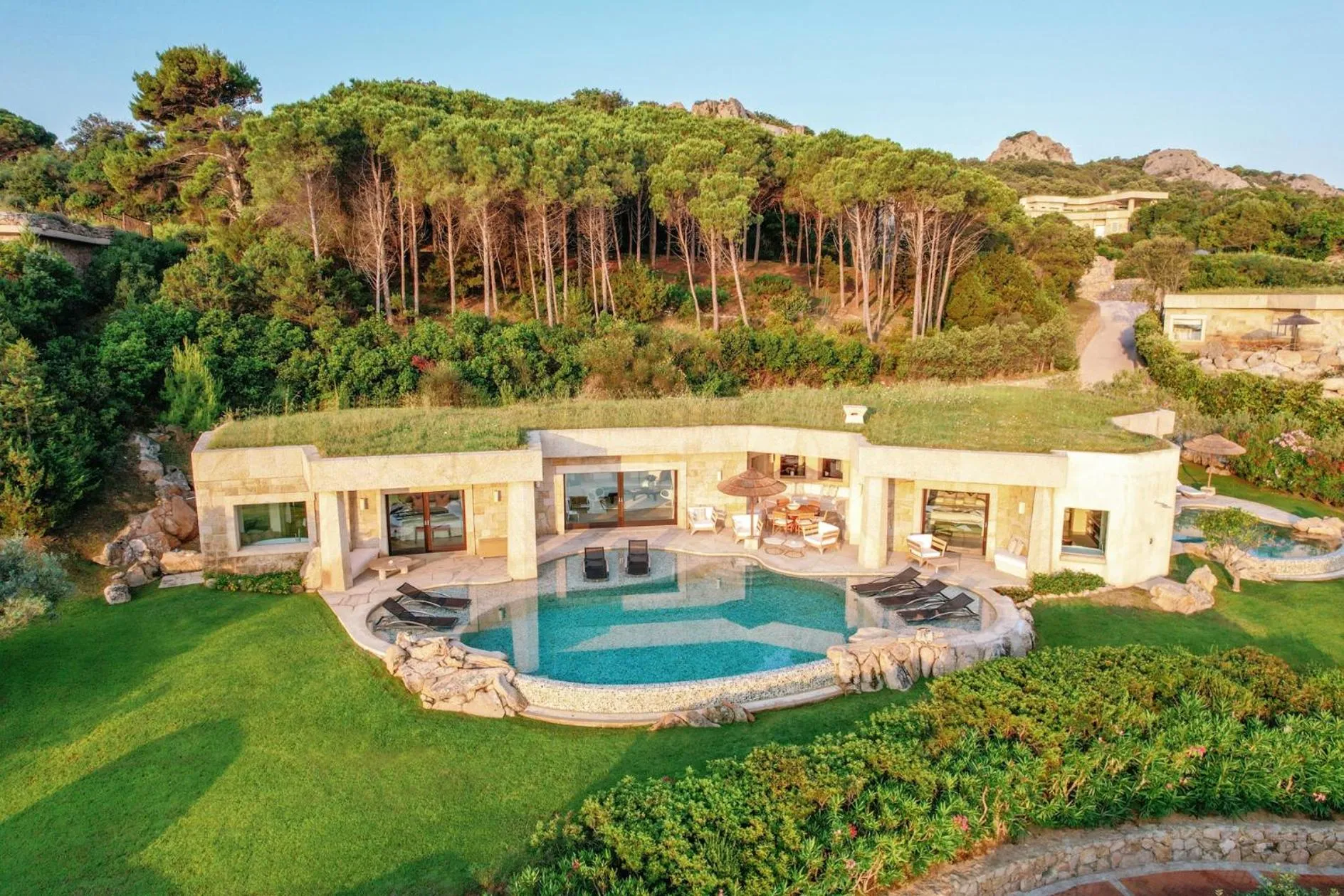 Swimming pool in Hotel Pitrizza, Costa Smeralda