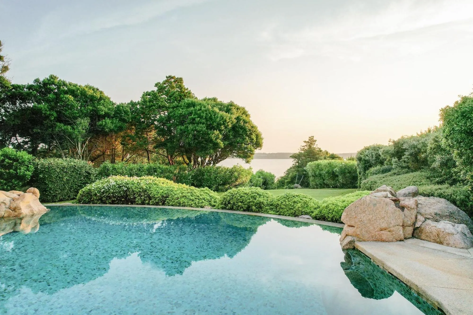 Sea view in Hotel Pitrizza, Costa Smeralda