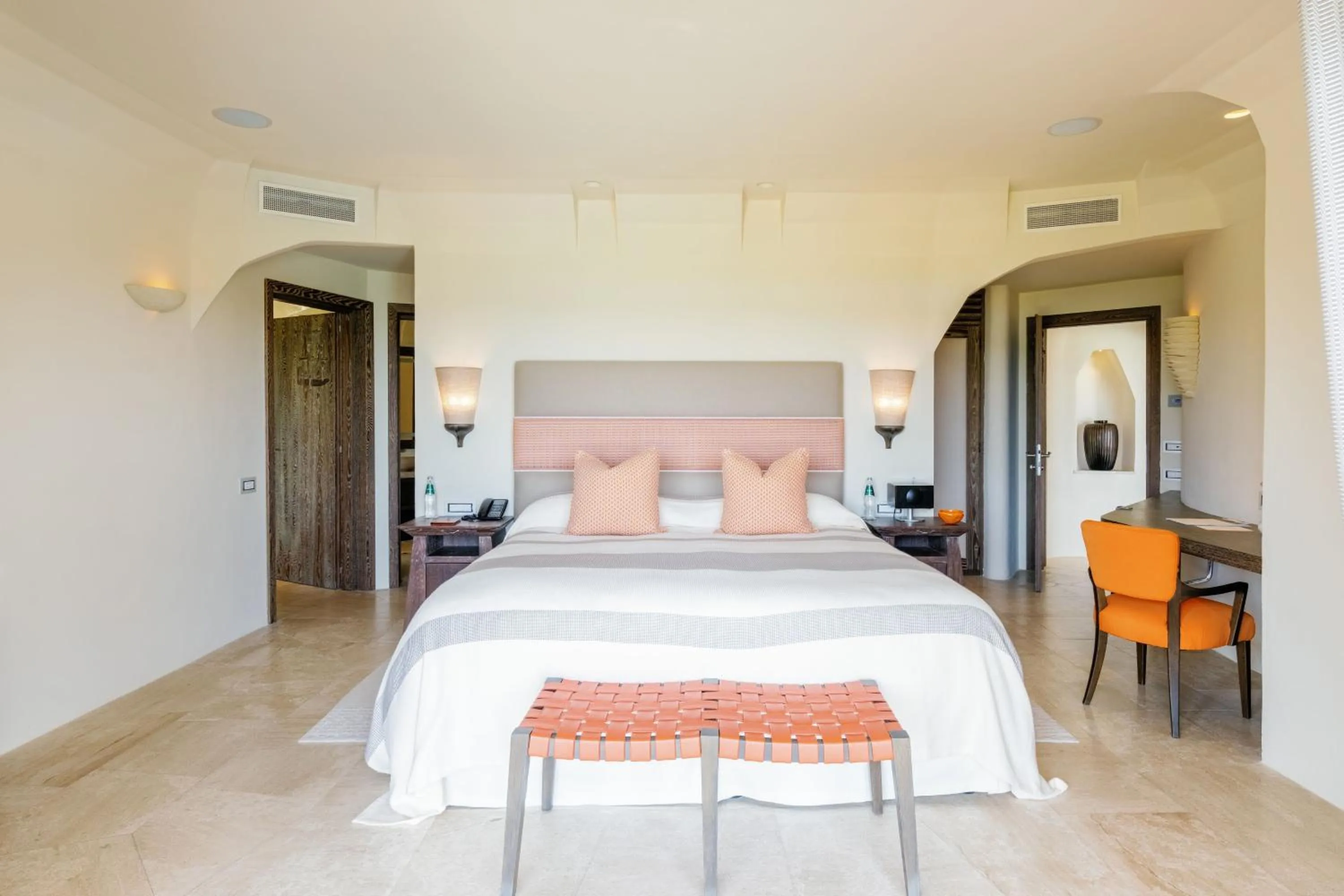 Bedroom, Bed in Hotel Pitrizza, Costa Smeralda