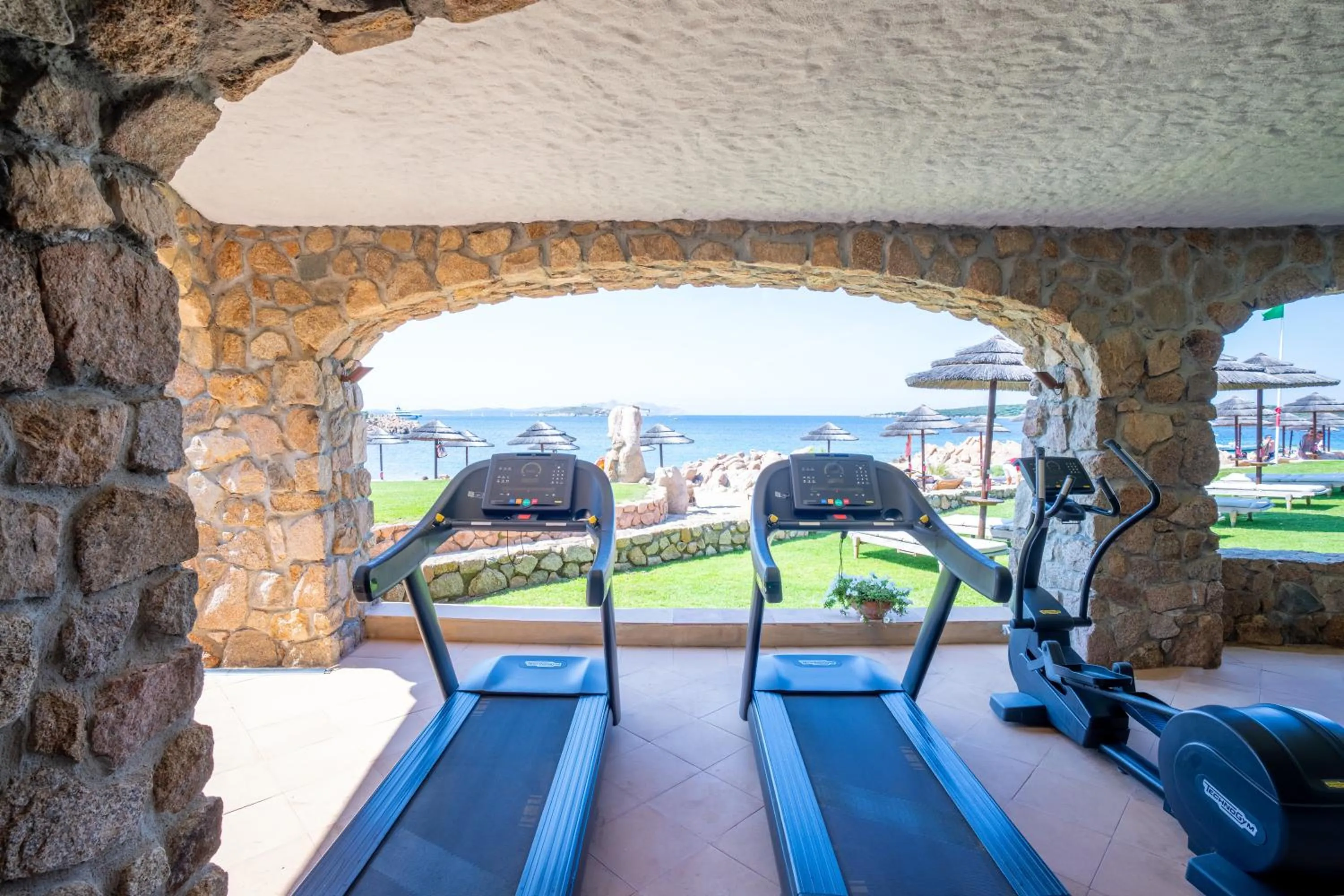 Fitness centre/facilities in Hotel Pitrizza, Costa Smeralda