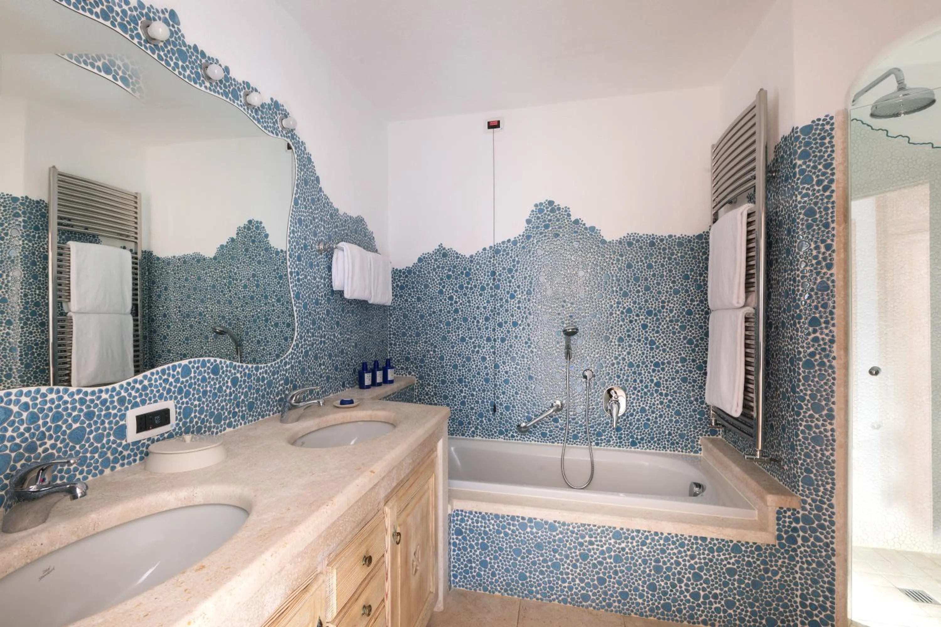 Bathroom in Romazzino, A Belmond Hotel, Costa Smeralda