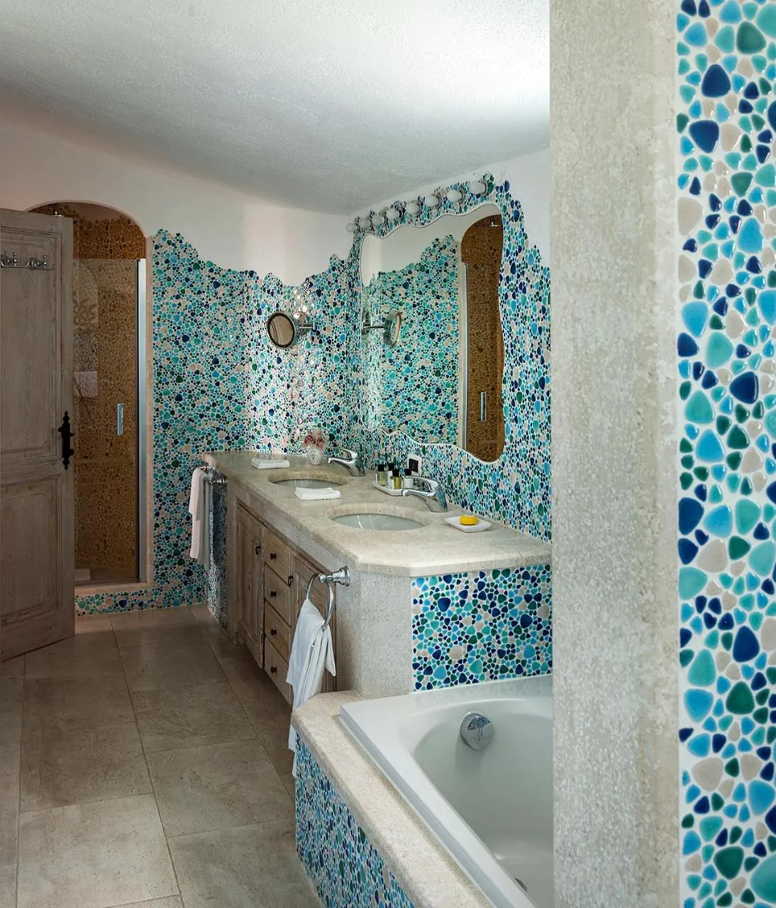 Bathroom in Romazzino, A Belmond Hotel, Costa Smeralda