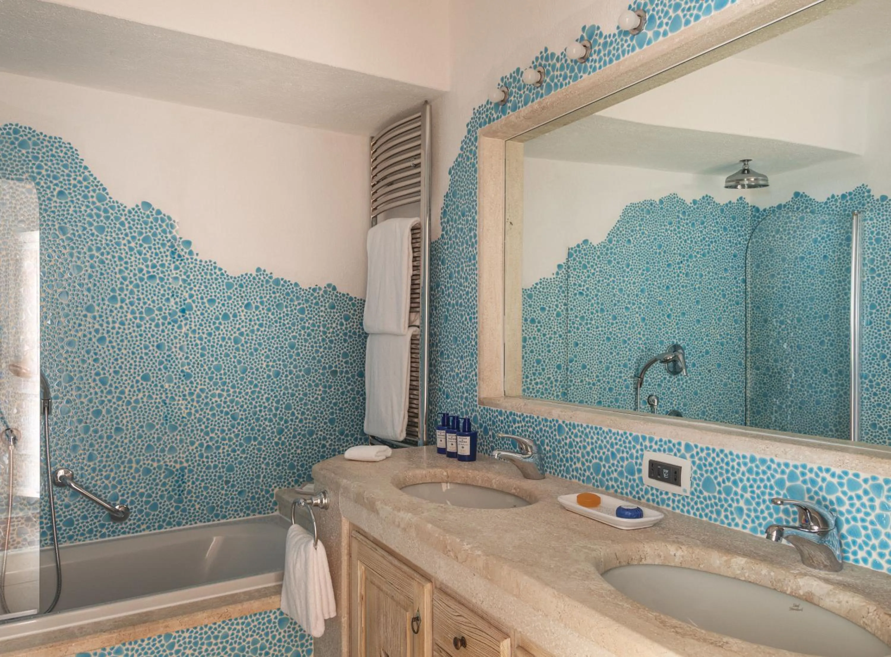 Bathroom in Romazzino, A Belmond Hotel, Costa Smeralda