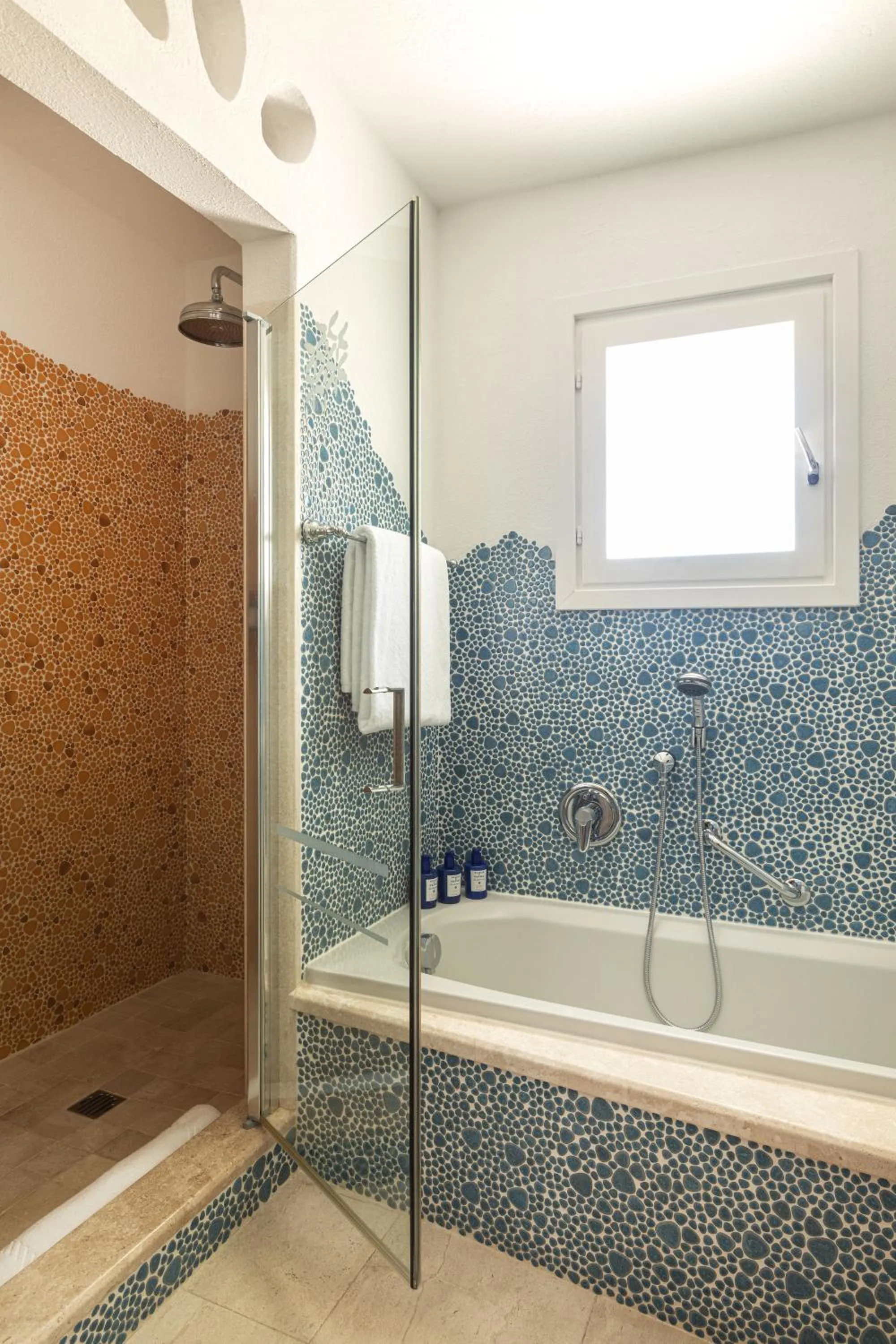 Bathroom in Romazzino, A Belmond Hotel, Costa Smeralda