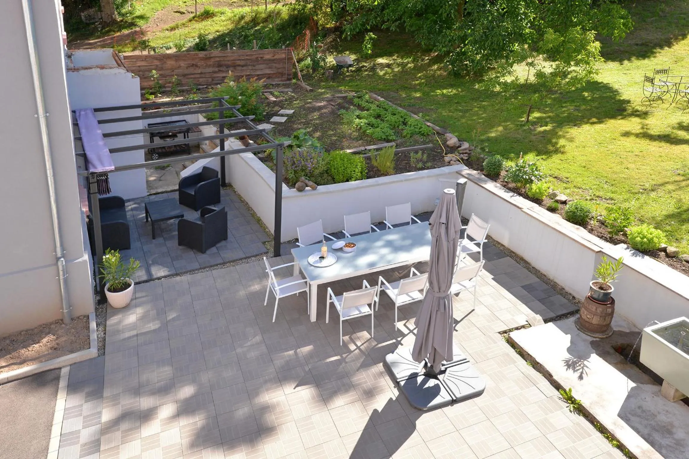 Garden view in Maison D'hôtes Du Landersbach