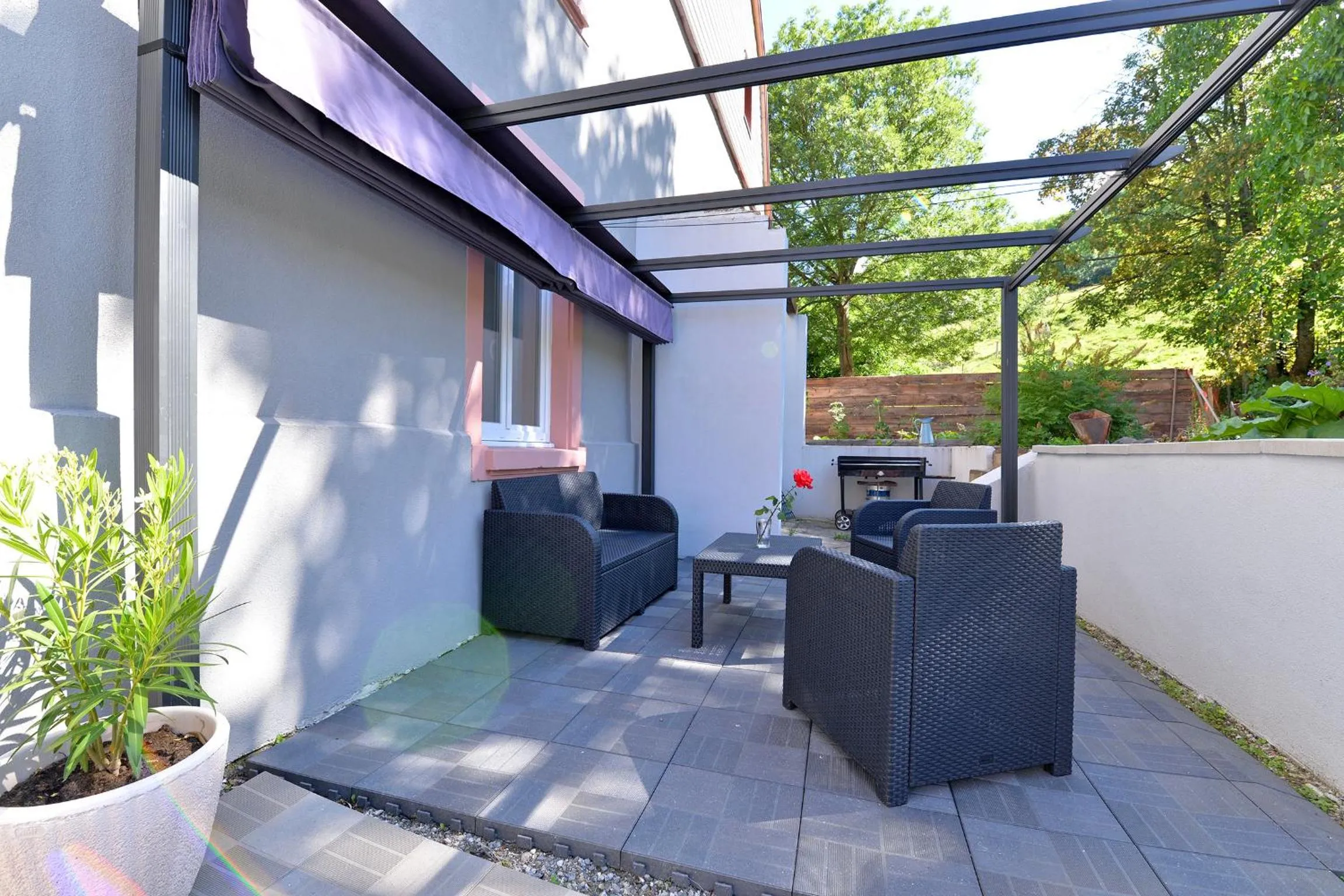 Balcony/Terrace in Maison D'hôtes Du Landersbach