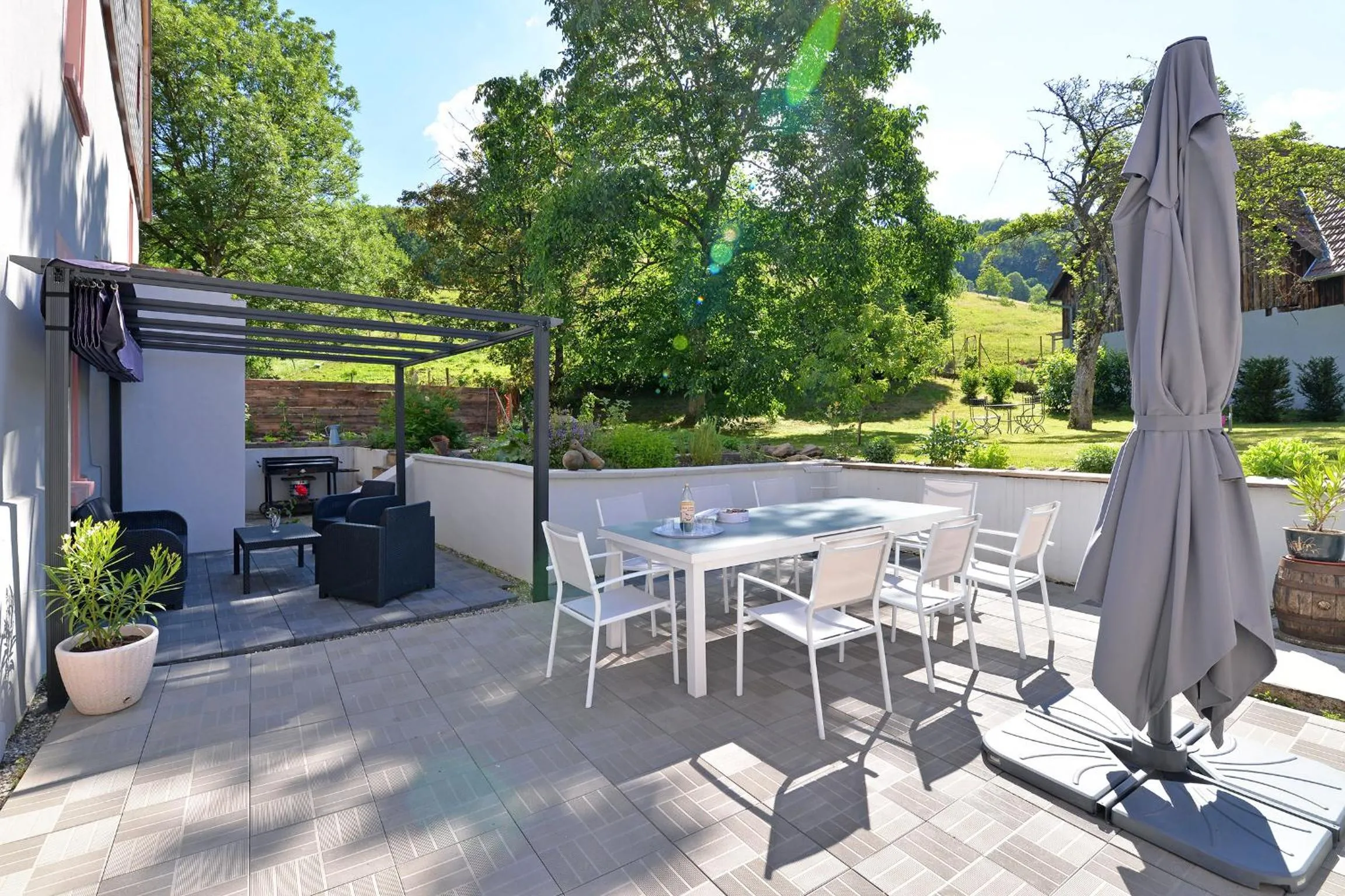 Patio in Maison D'hôtes Du Landersbach
