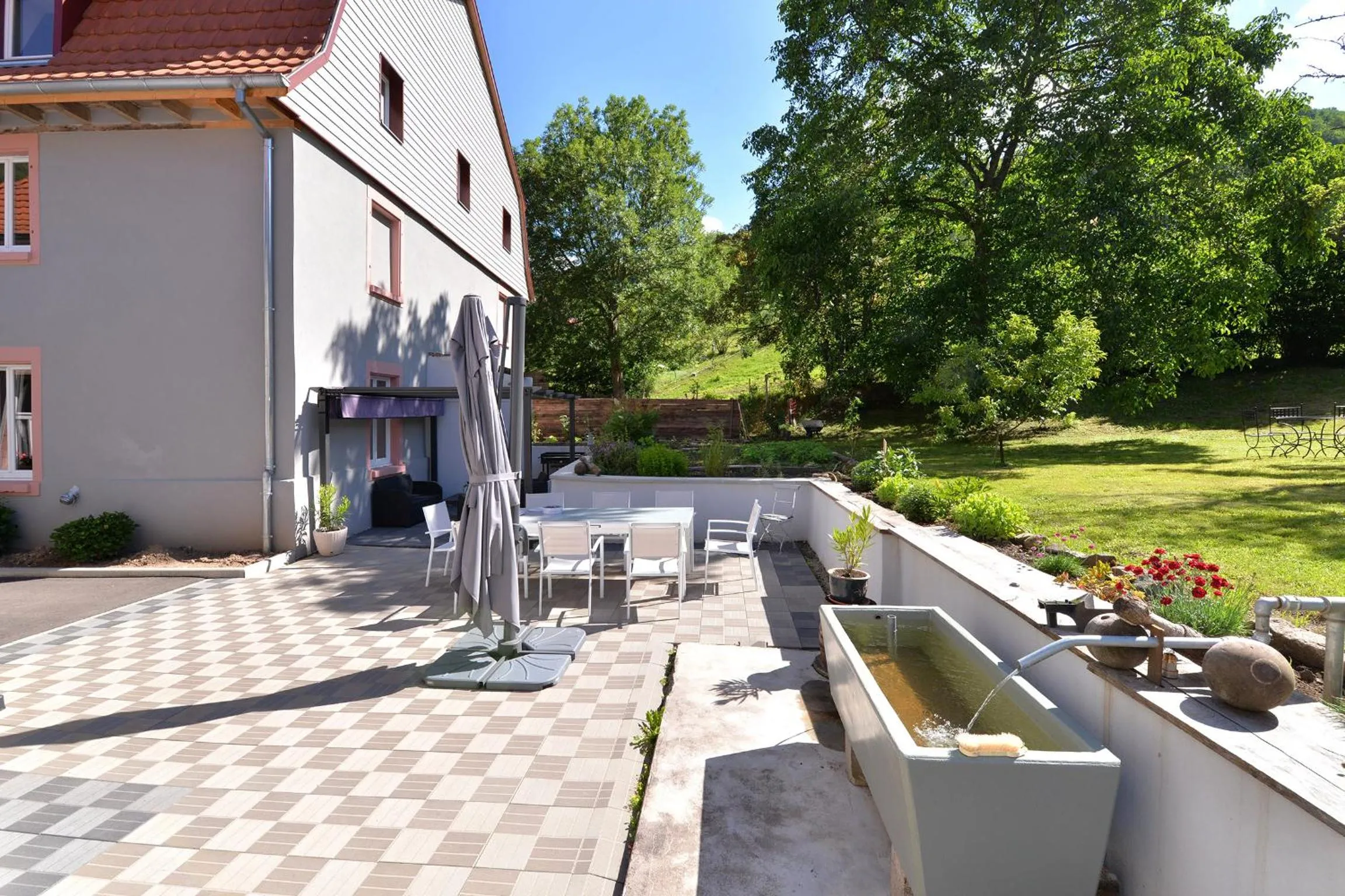 Patio in Maison D'hôtes Du Landersbach