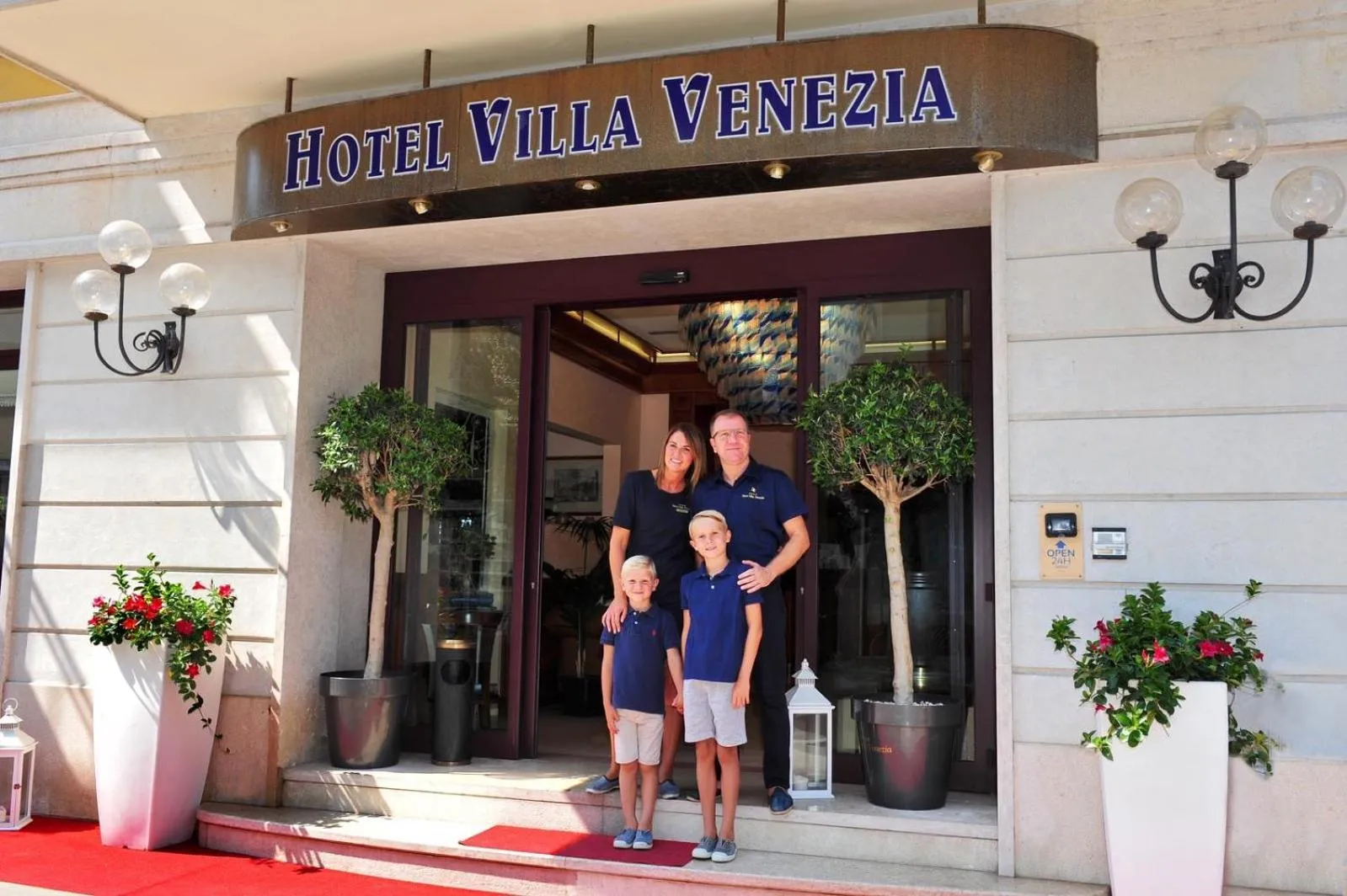 Family in Hotel Villa Venezia