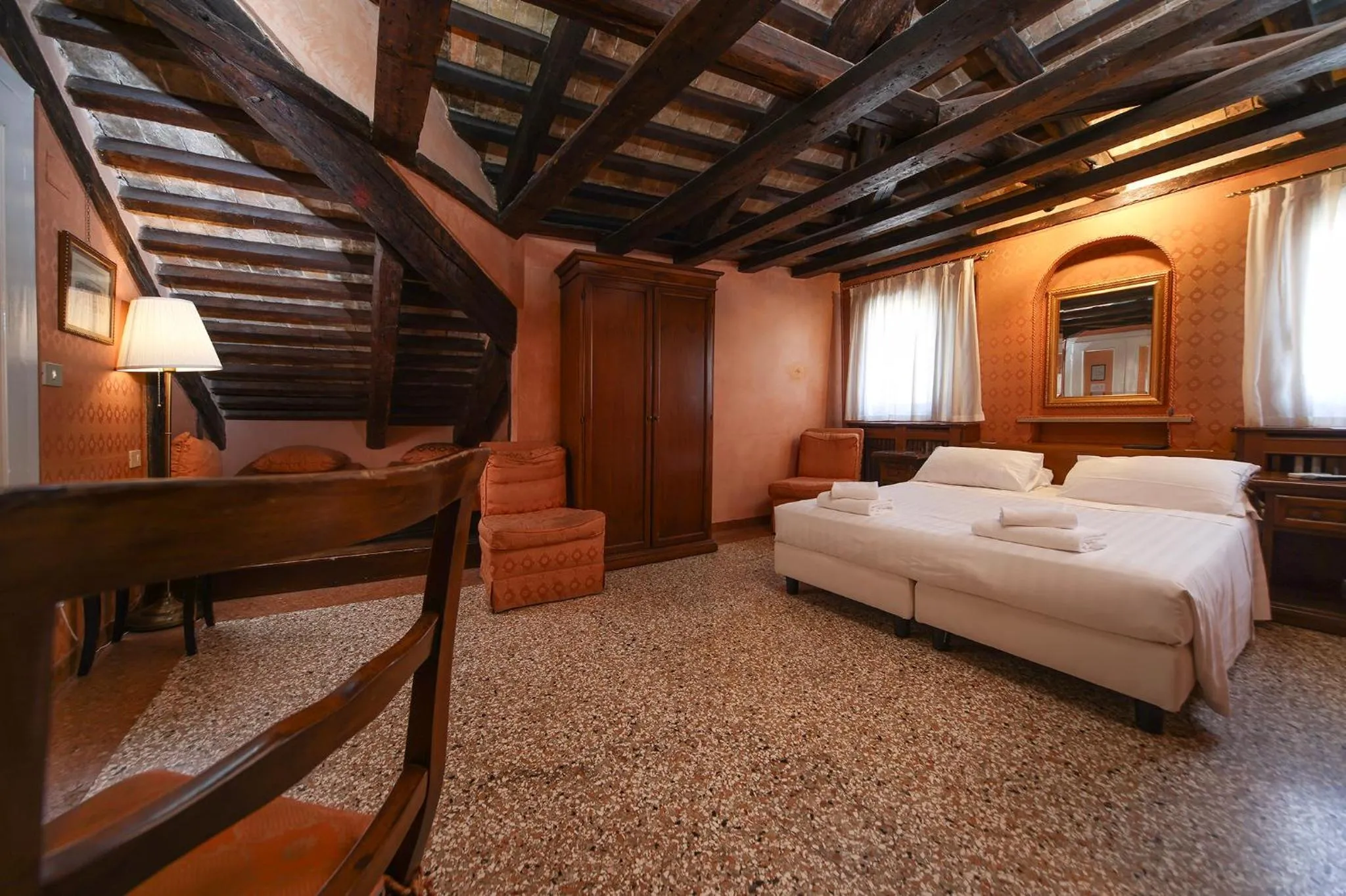 Decorative detail, Bed in Locanda Antica Venezia