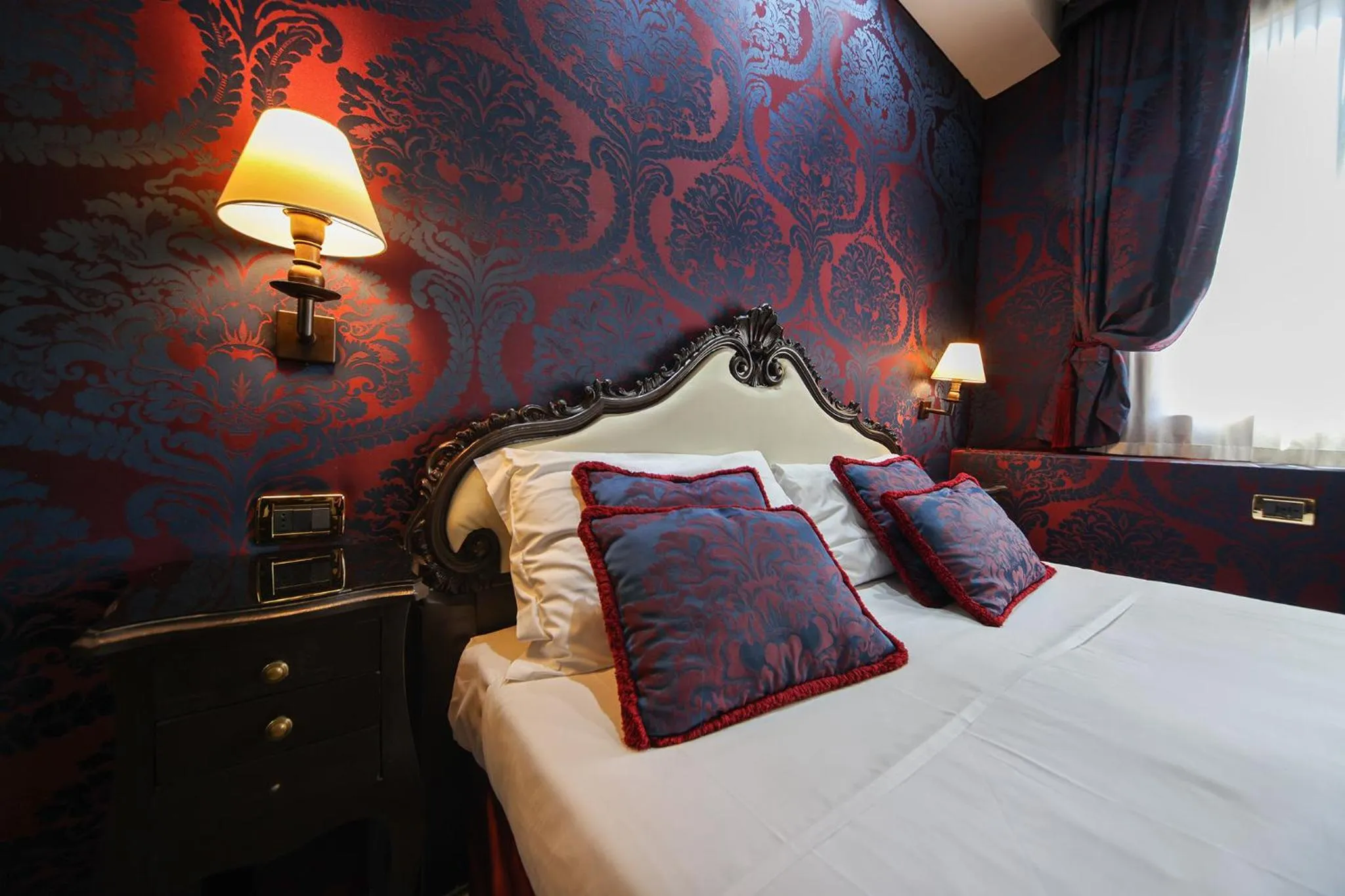 Decorative detail, Bed in Locanda Antica Venezia