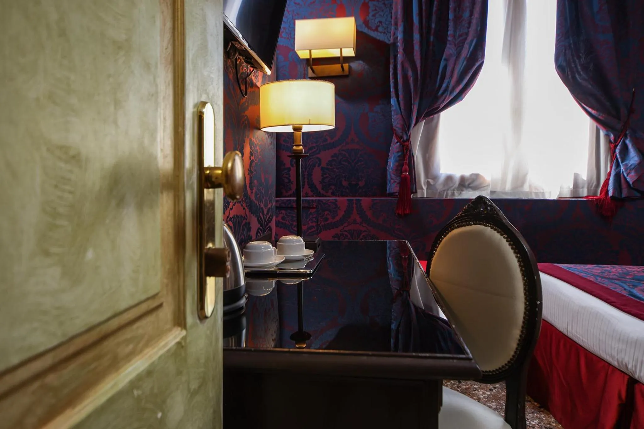 Decorative detail, Bed in Locanda Antica Venezia