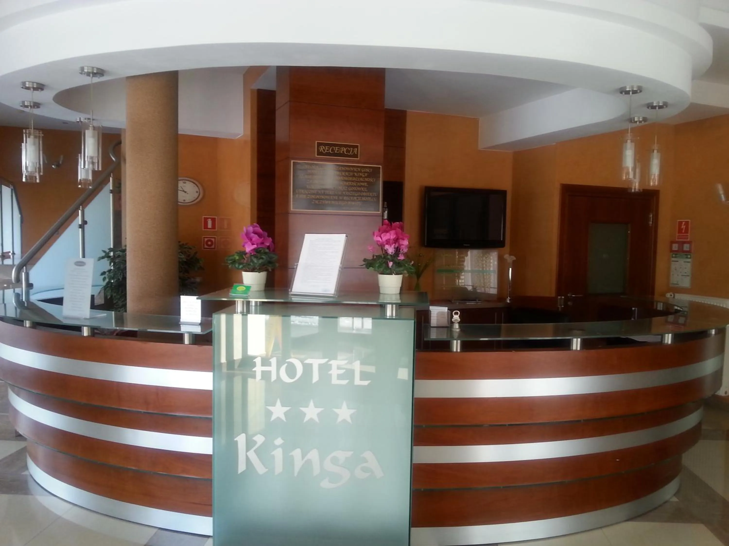 Lobby or reception in Hotel Restauracja Kinga