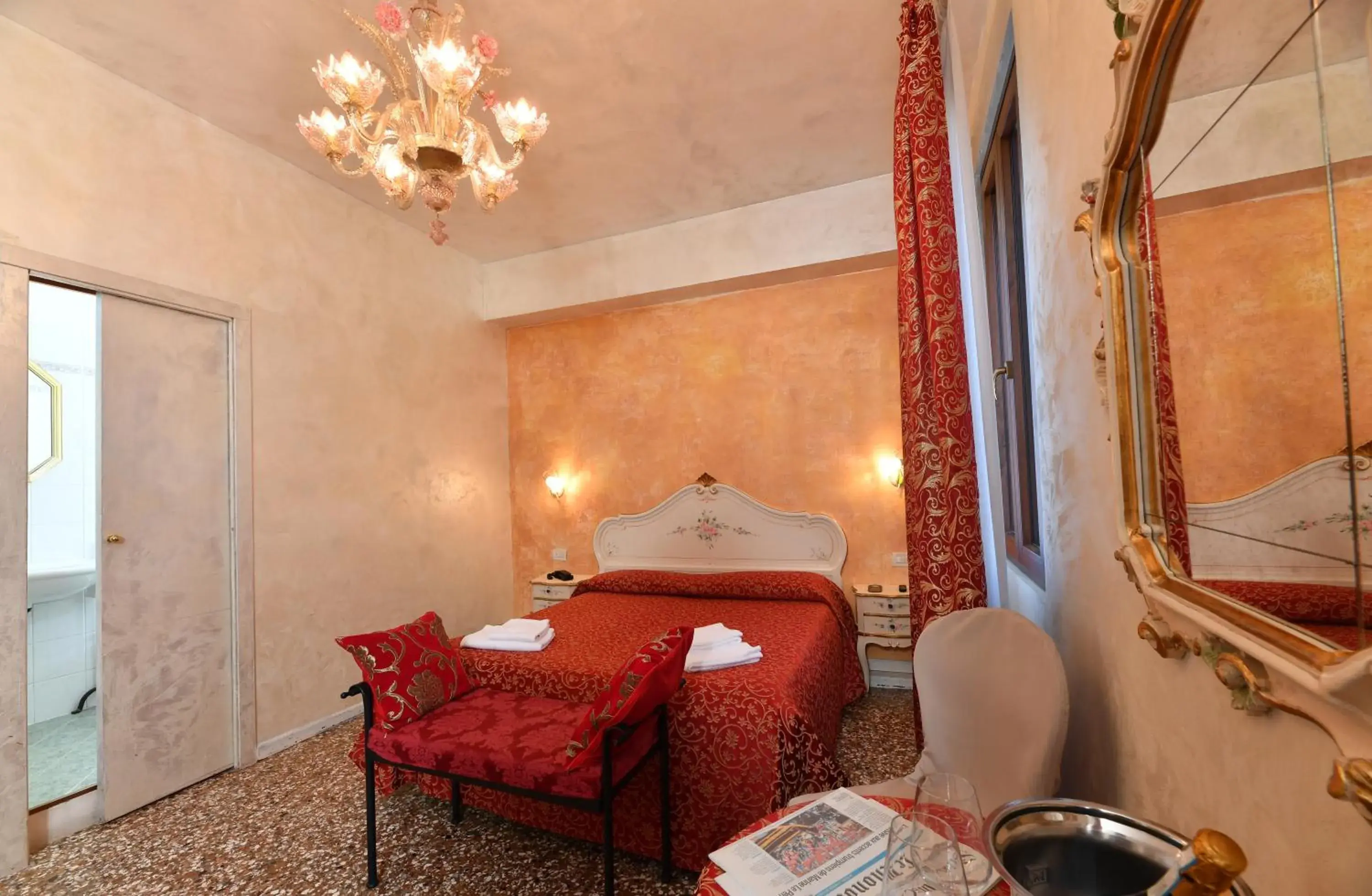 Bed in Locanda Casa Martini Bed in Locanda Casa Martini